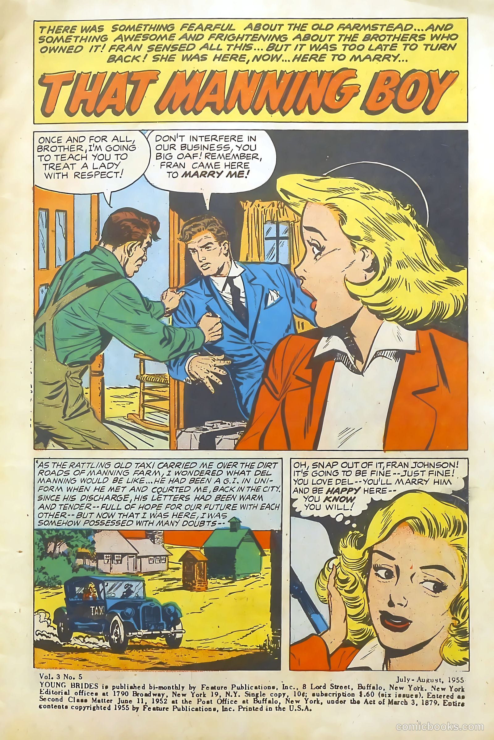 Young Brides #23 (1955) — page 3 of 36