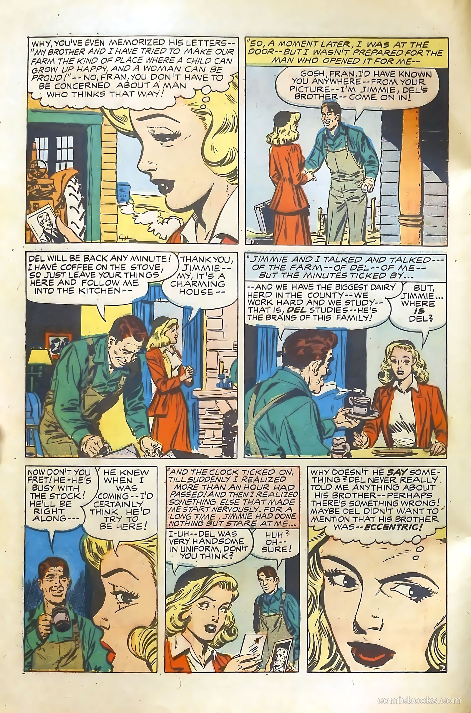 Young Brides #23 (1955) — page 4 of 36