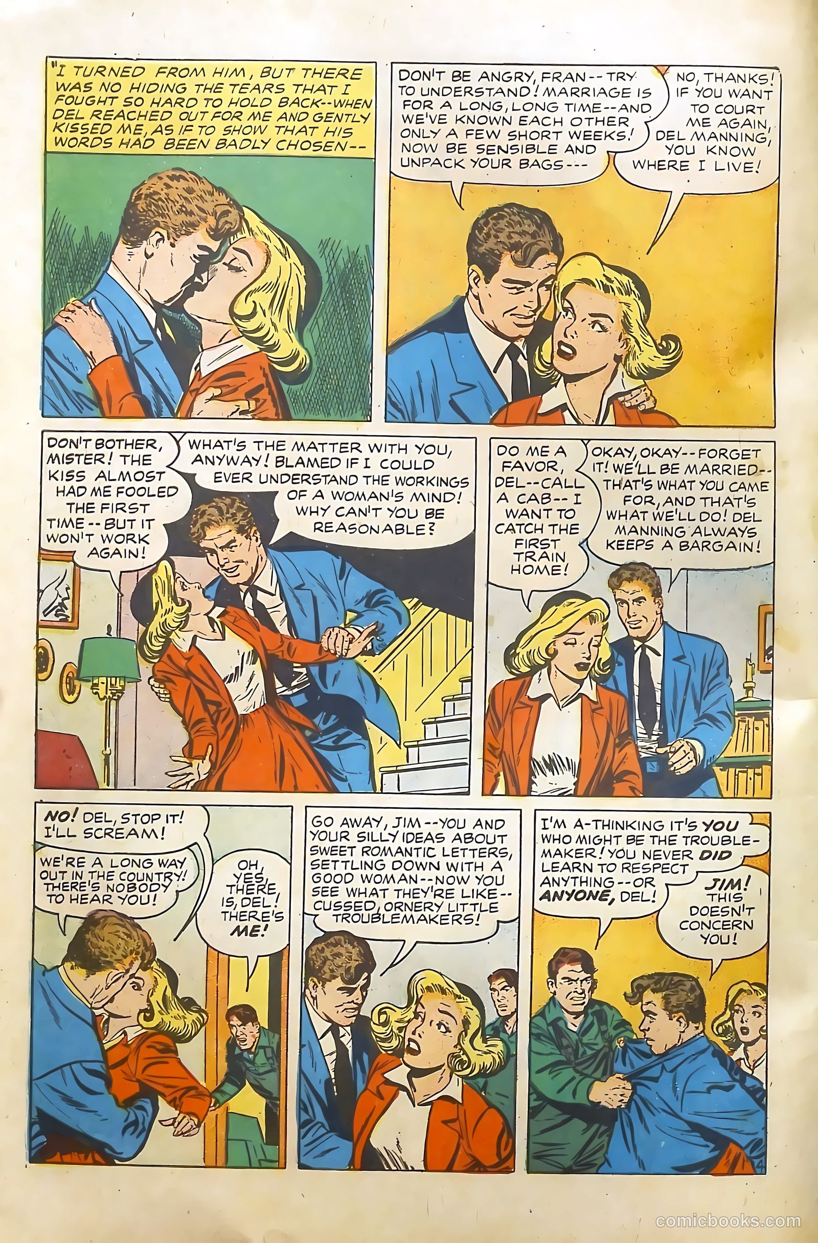 Young Brides #23 (1955) — page 6 of 36