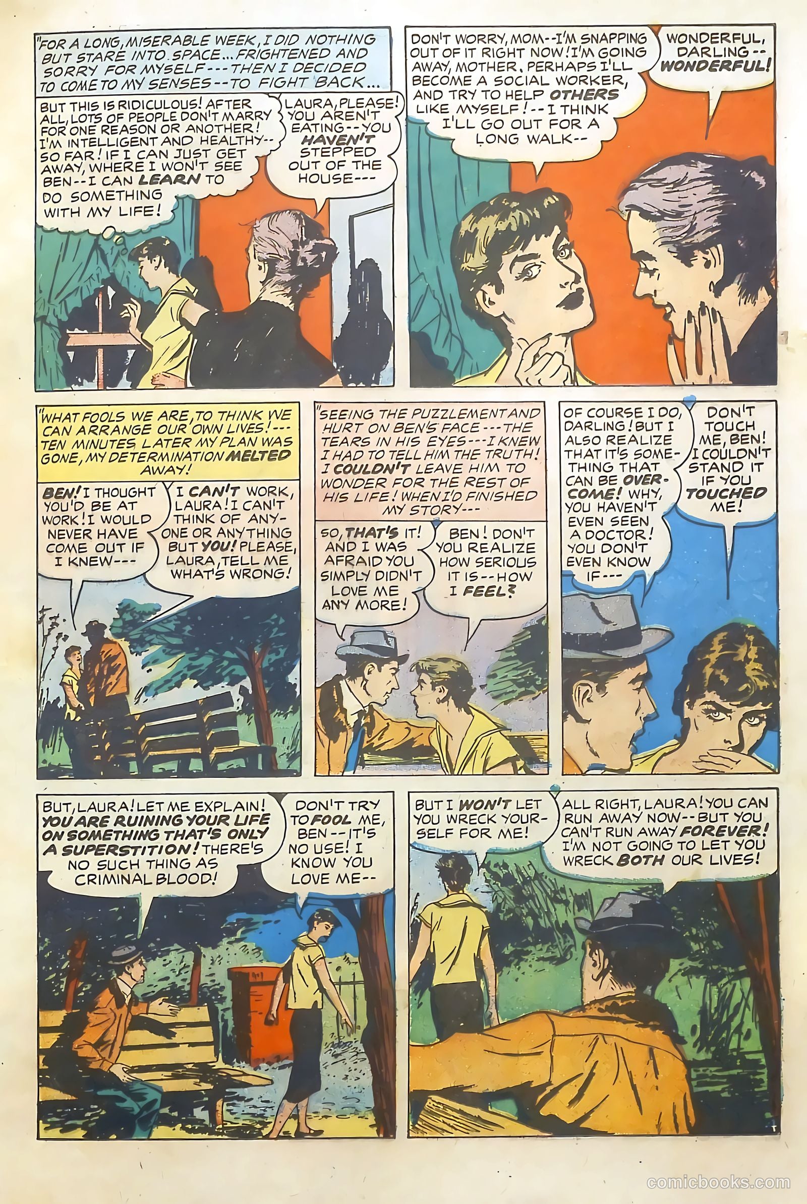 Young Brides #23 (1955) — page 17 of 36