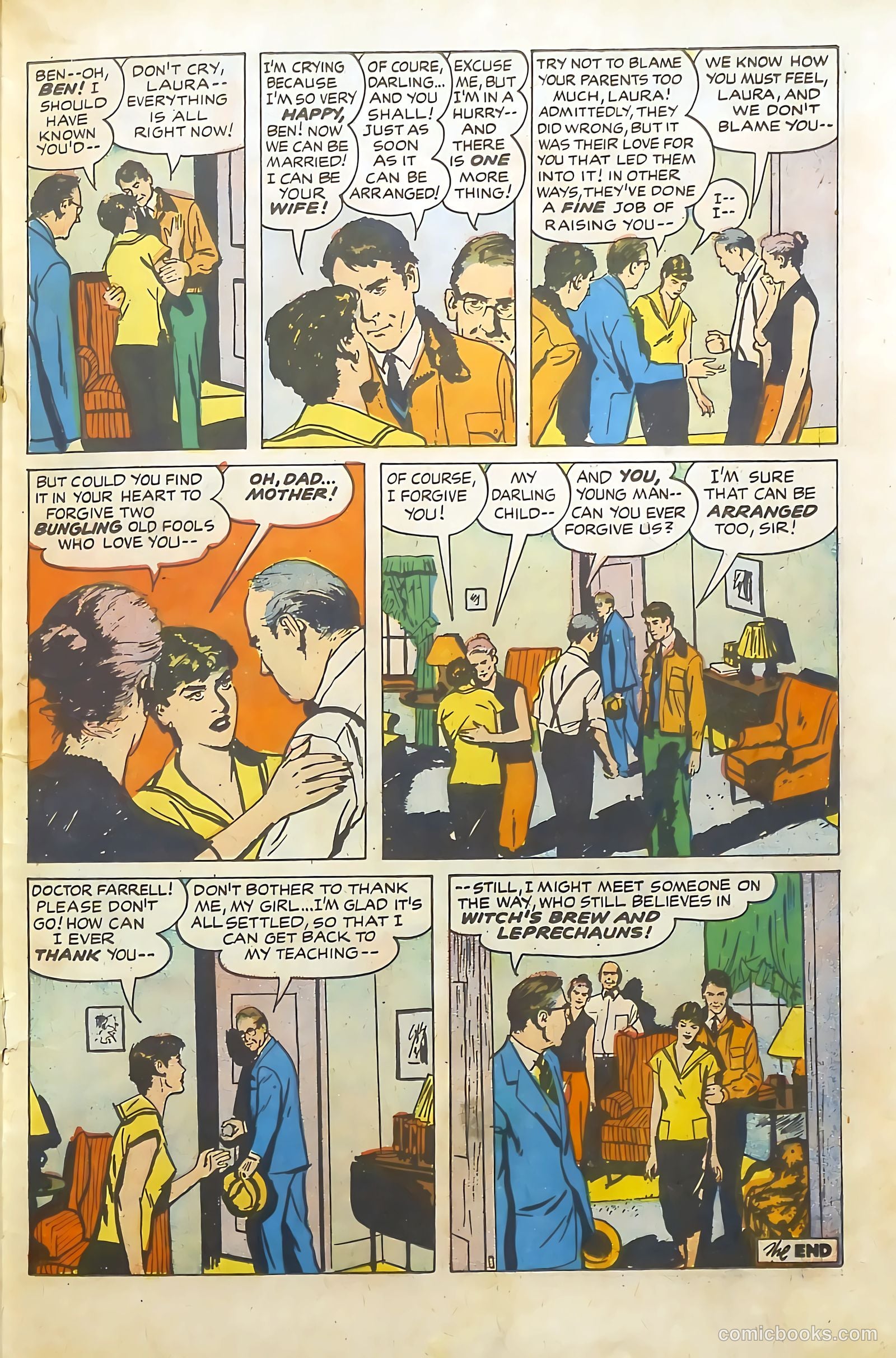 Young Brides #23 (1955) — page 19 of 36
