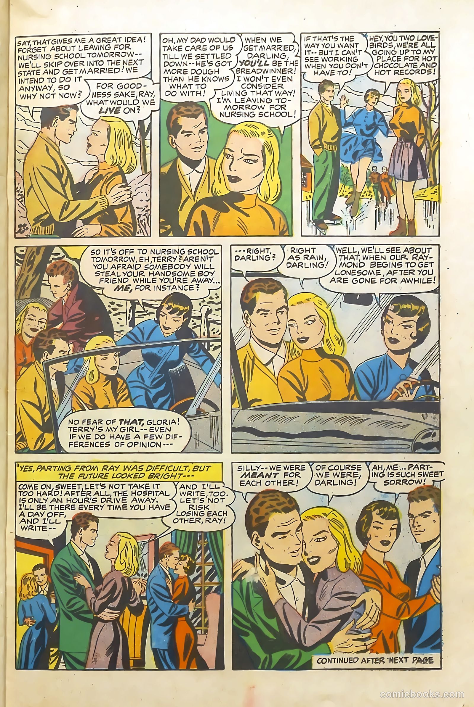 Young Brides #23 (1955) — page 23 of 36