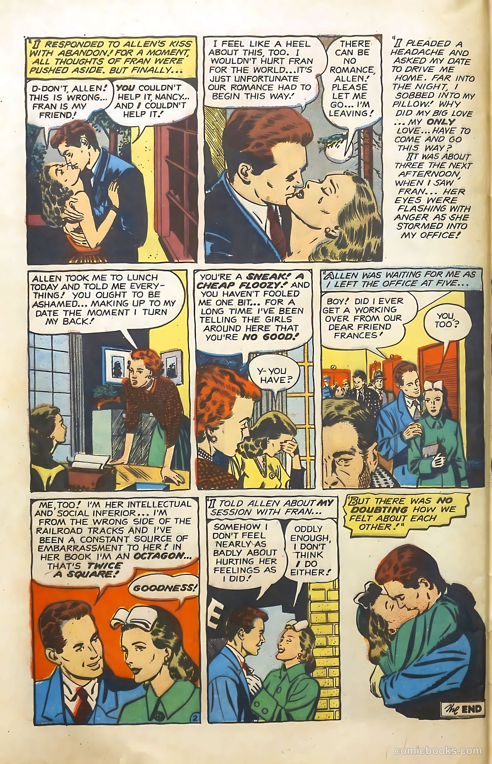 Young Brides #23 (1955) — page 32 of 36