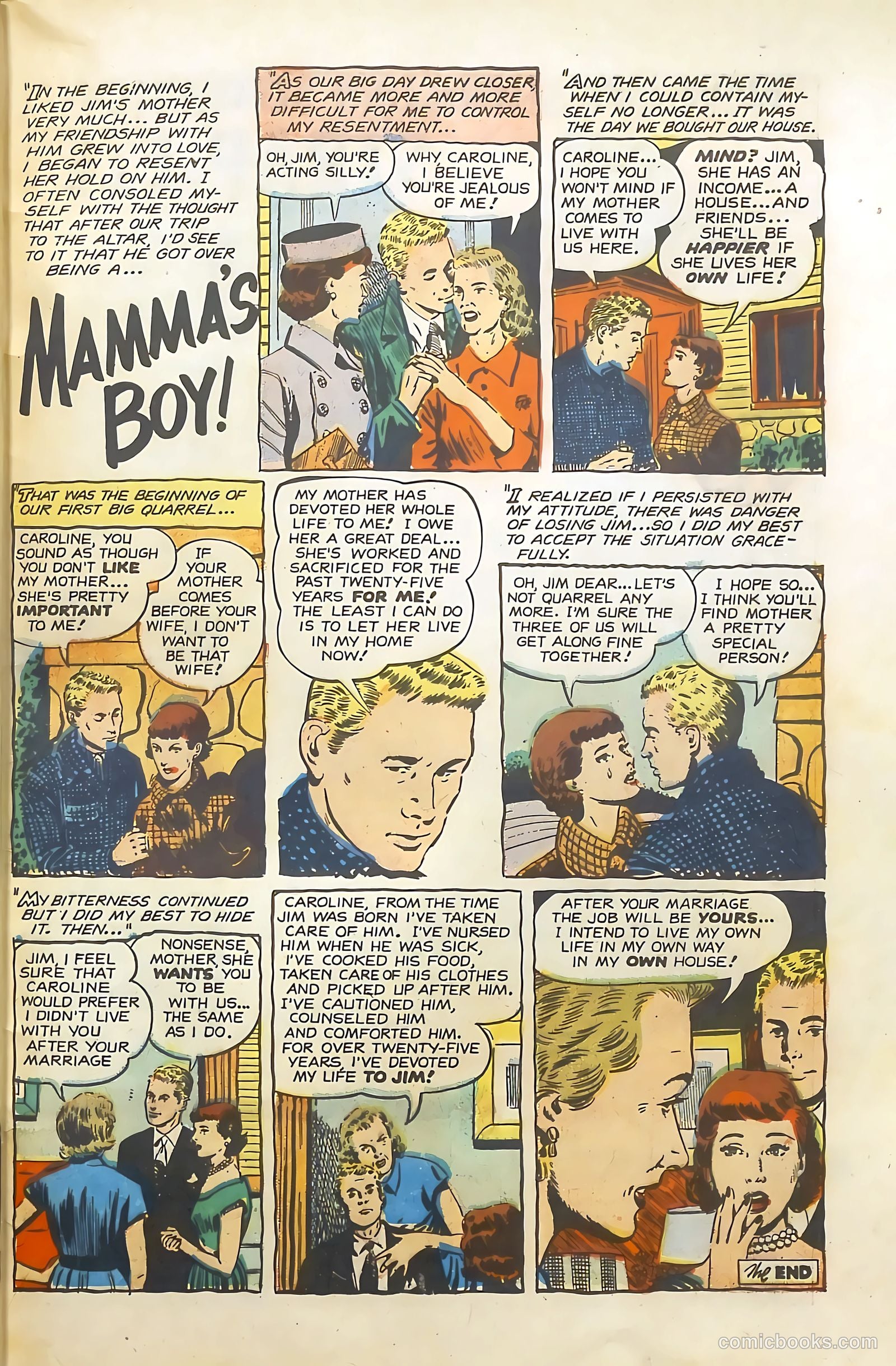 Young Brides #23 (1955) — page 33 of 36