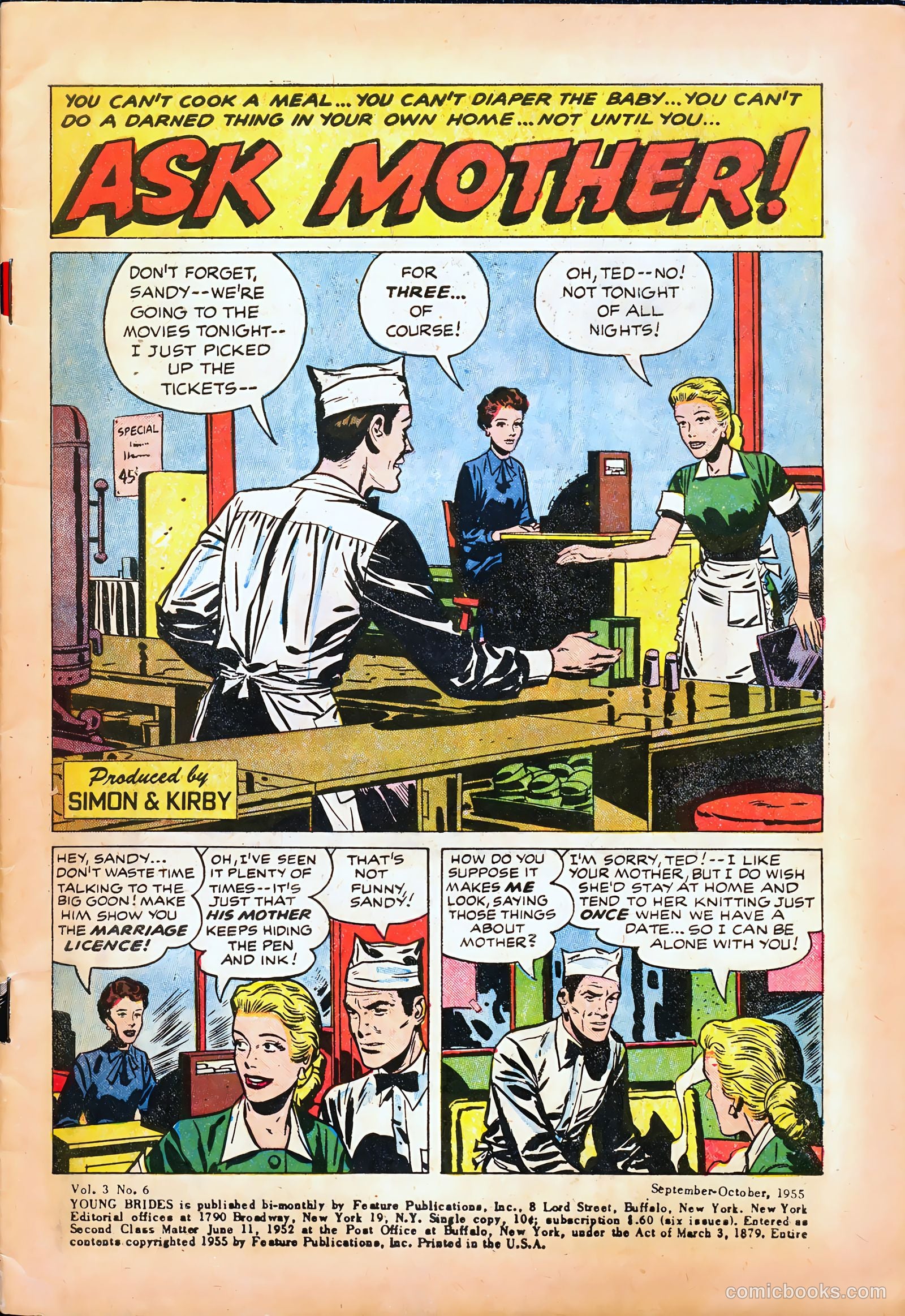 Young Brides #24 (1955) — page 3 of 36
