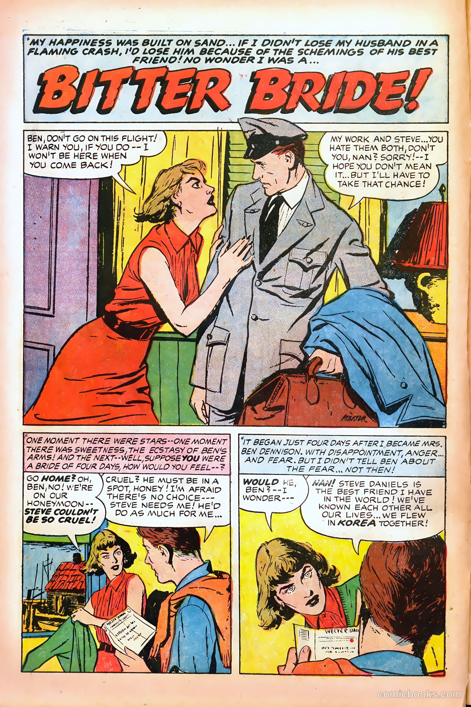 Young Brides #24 (1955) — page 10 of 36
