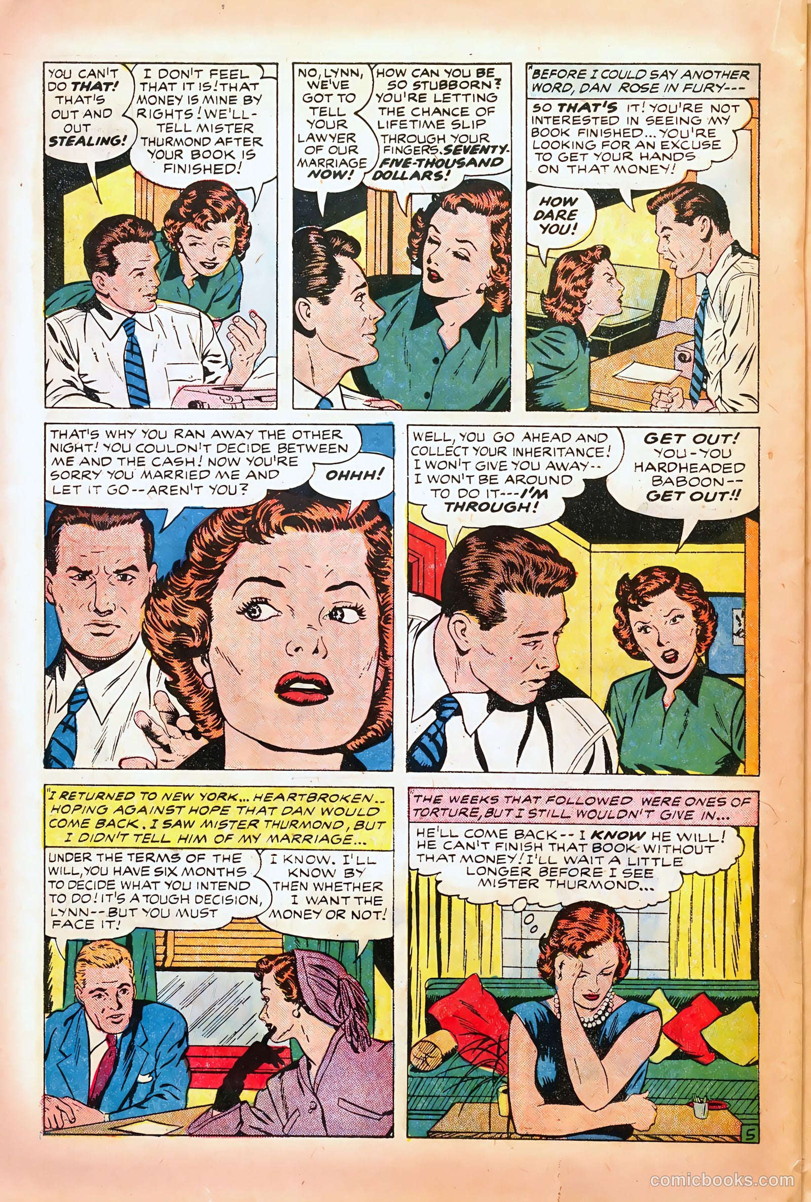 Young Brides #24 (1955) — page 22 of 36