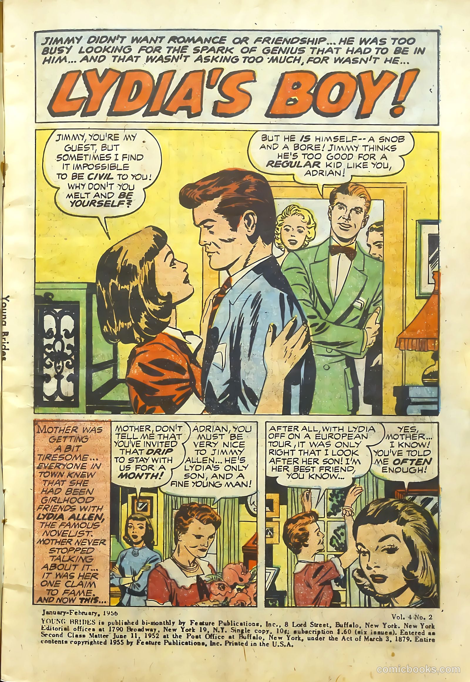 Young Brides #26 (1956) — page 3 of 36