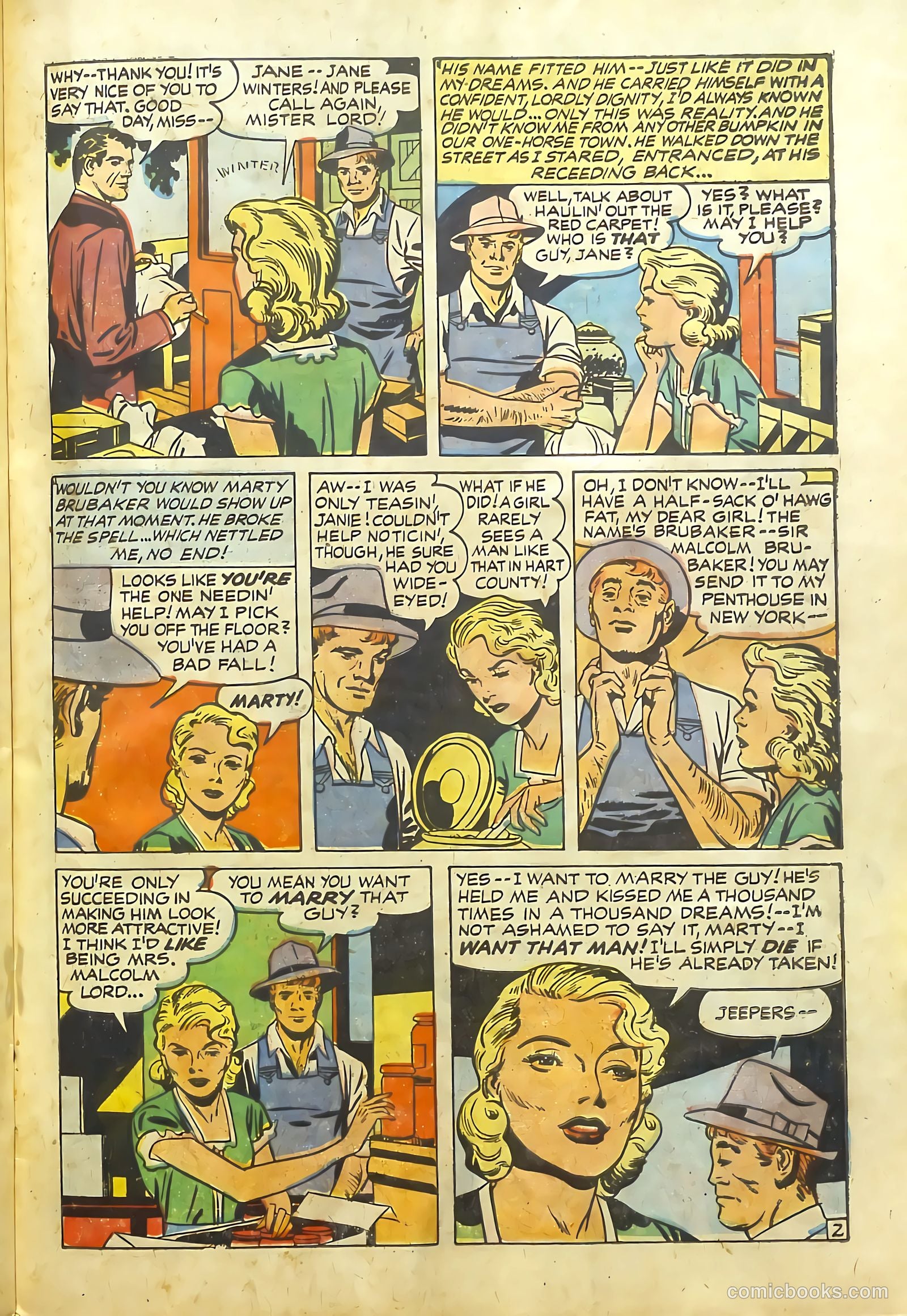 Young Brides #26 (1956) — page 27 of 36