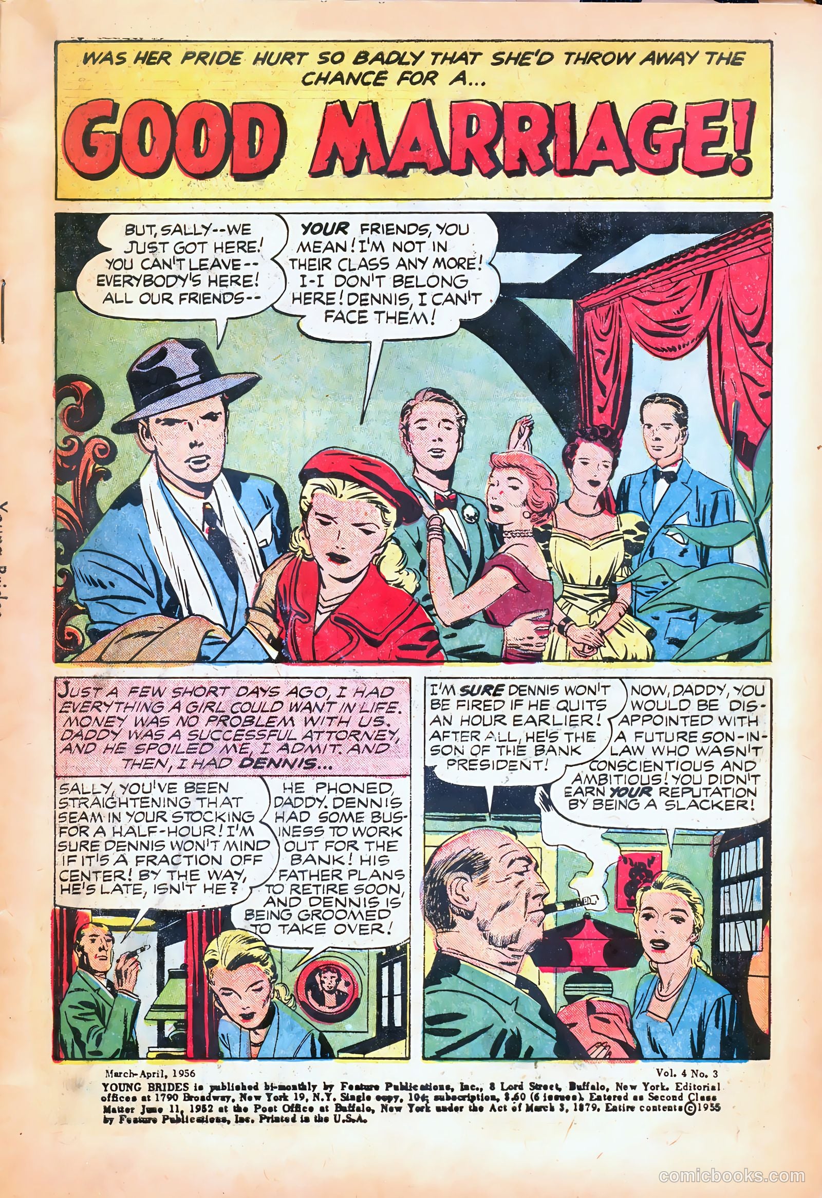 Young Brides #27 (1956) — page 3 of 36