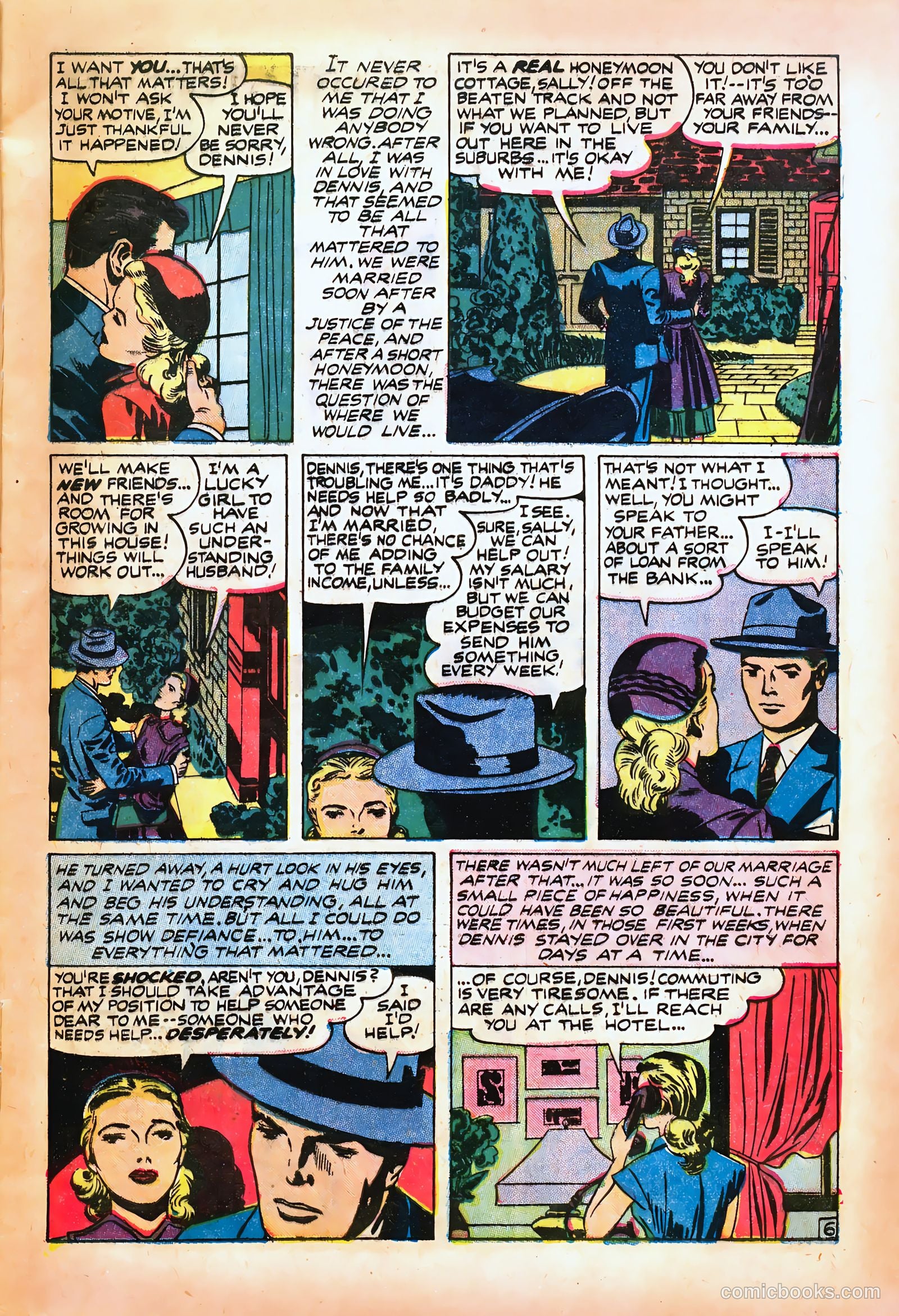 Young Brides #27 (1956) — page 9 of 36