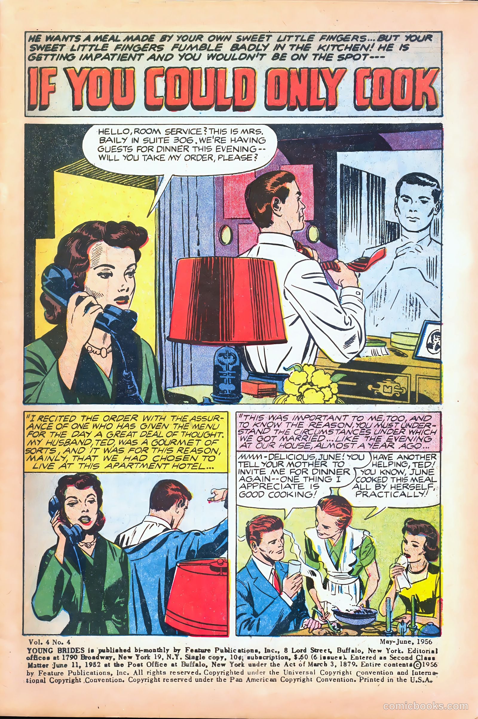 Young Brides #28 (1956) — page 3 of 36