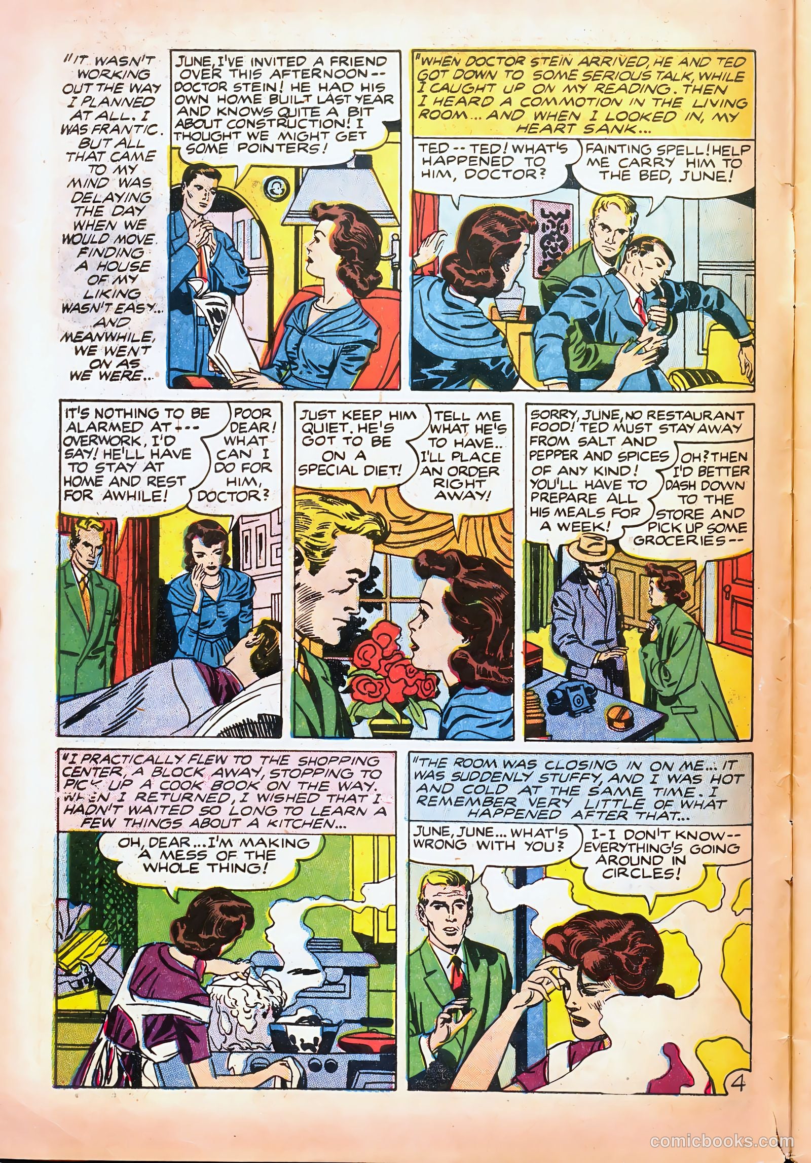 Young Brides #28 (1956) — page 6 of 36