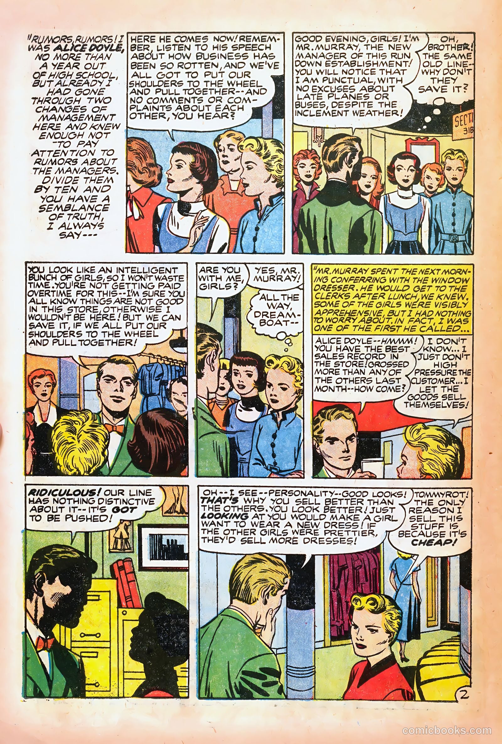 Young Brides #28 (1956) — page 10 of 36