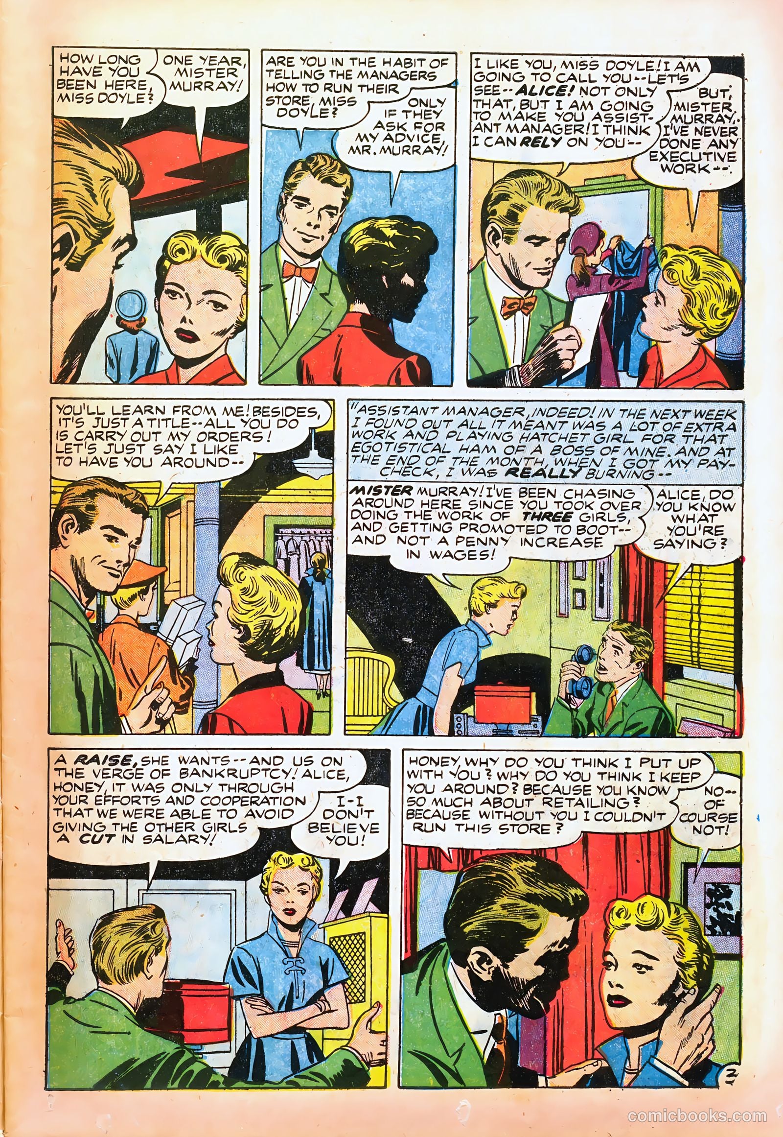 Young Brides #28 (1956) — page 11 of 36
