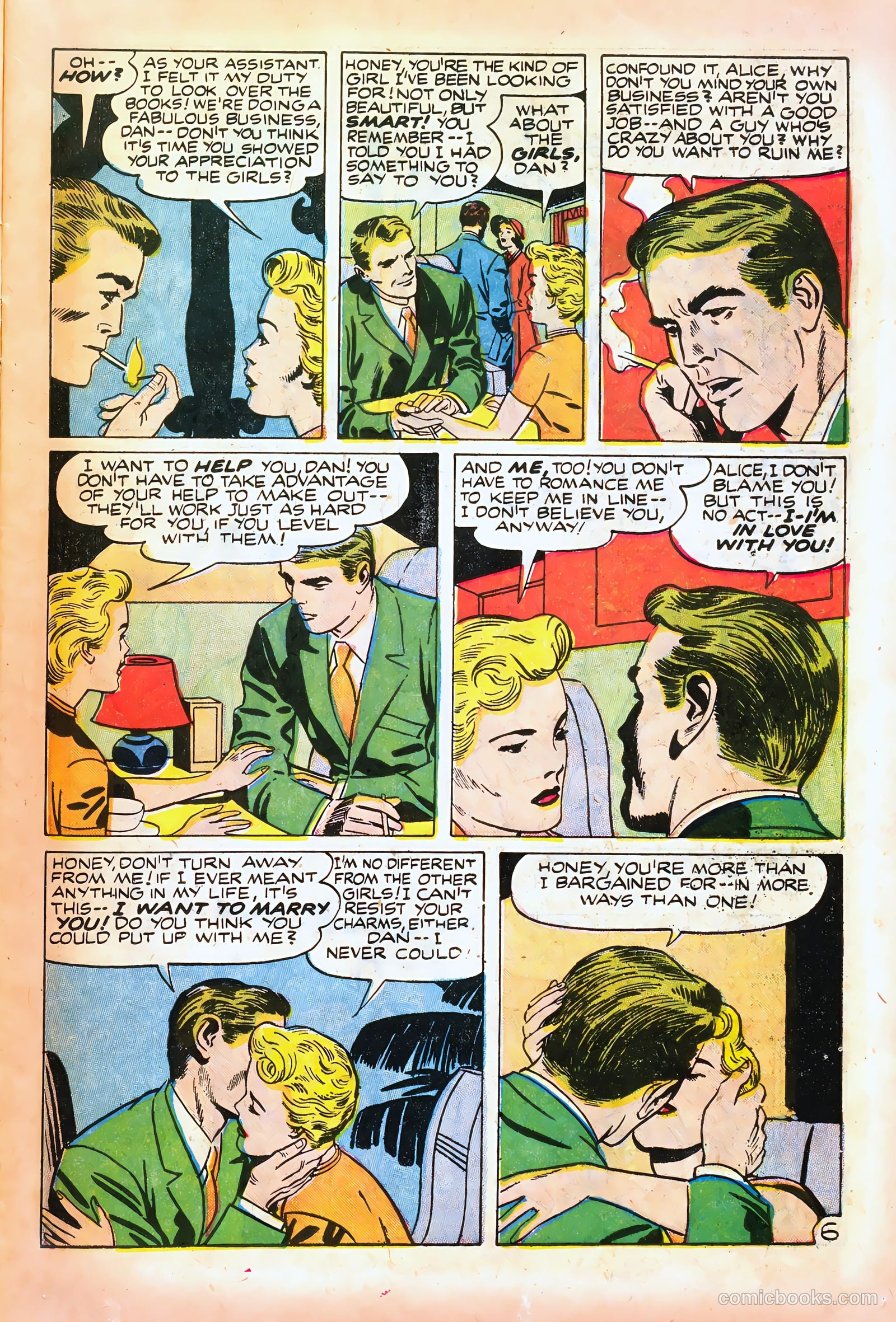 Young Brides #28 (1956) — page 15 of 36