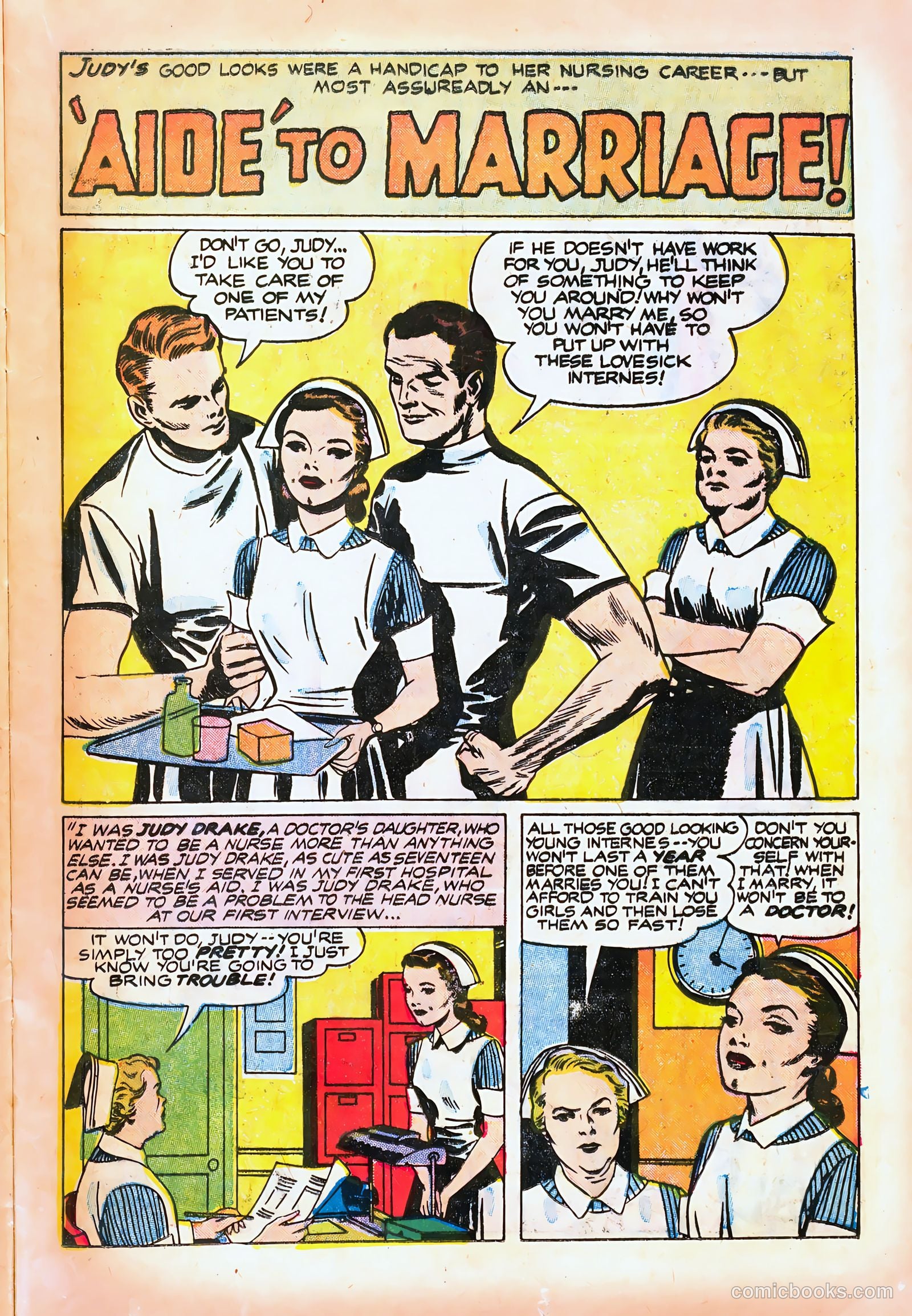 Young Brides #28 (1956) — page 17 of 36