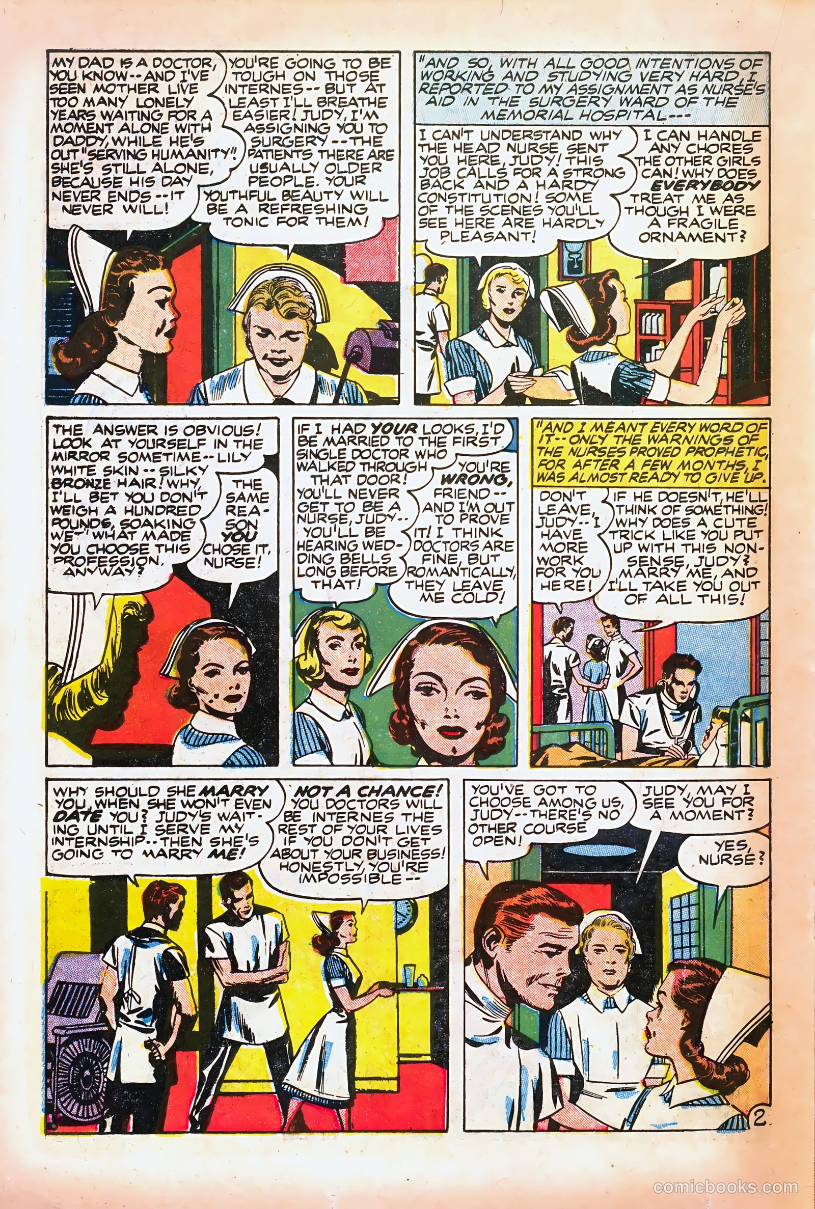 Young Brides #28 (1956) — page 18 of 36