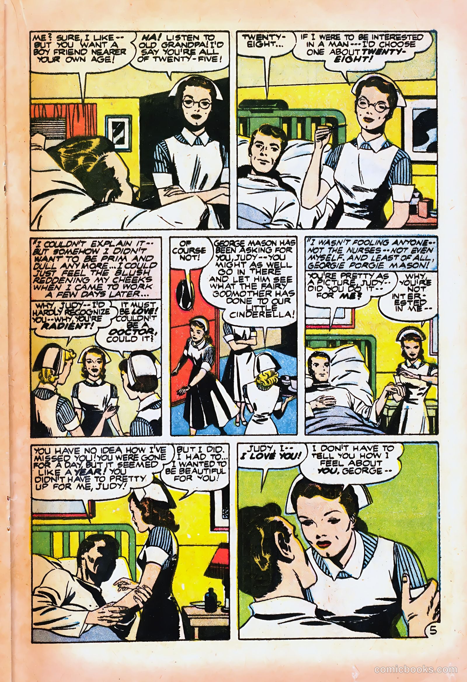 Young Brides #28 (1956) — page 21 of 36