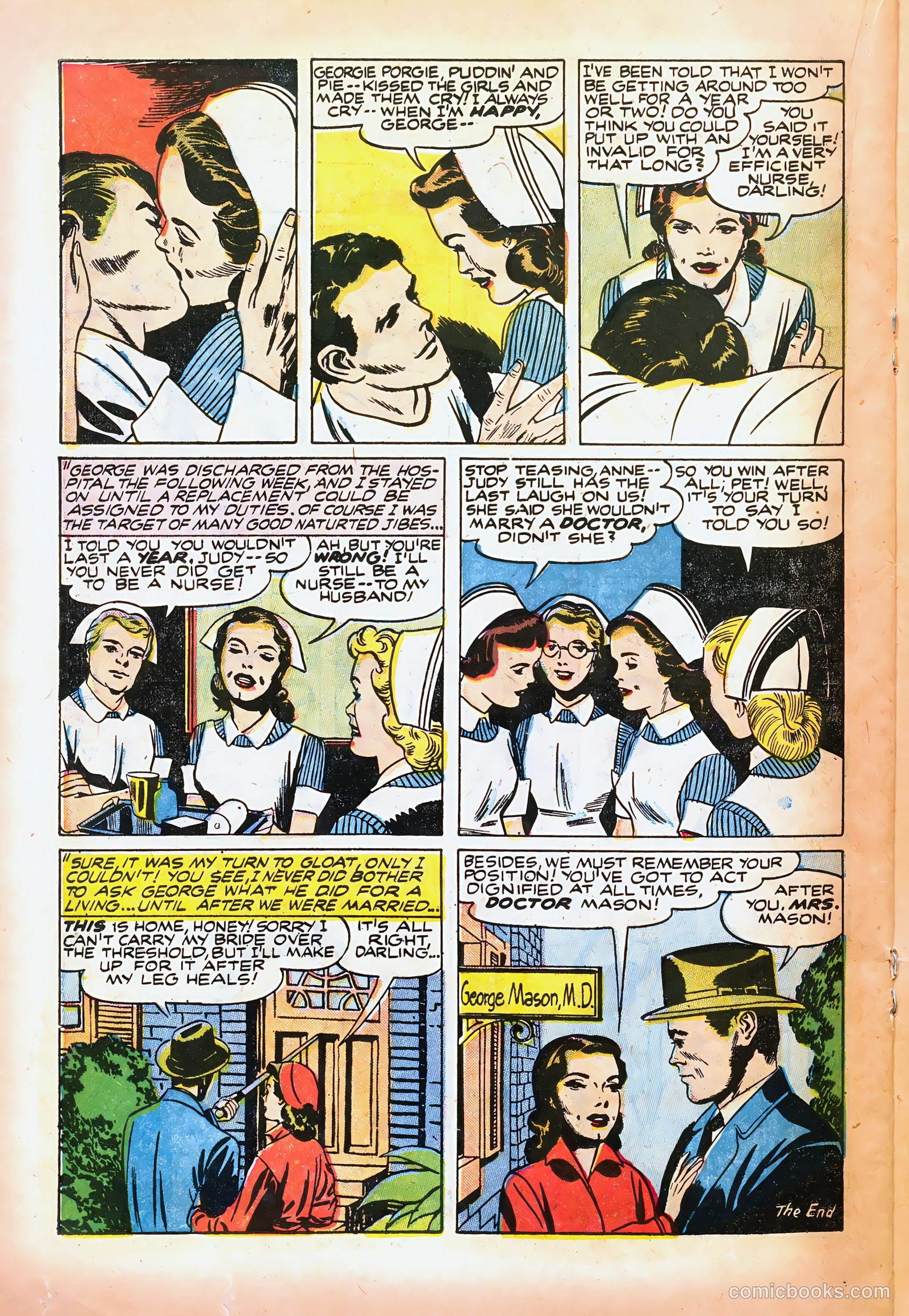 Young Brides #28 (1956) — page 22 of 36