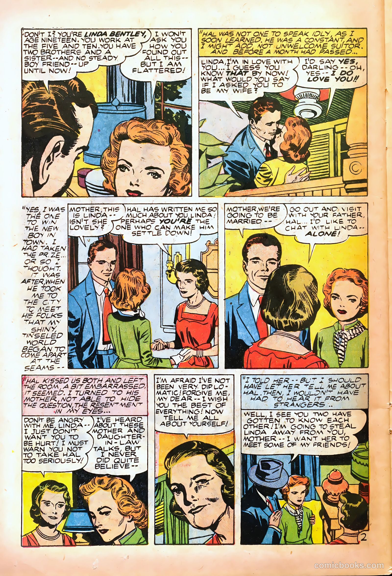 Young Brides #28 (1956) — page 26 of 36