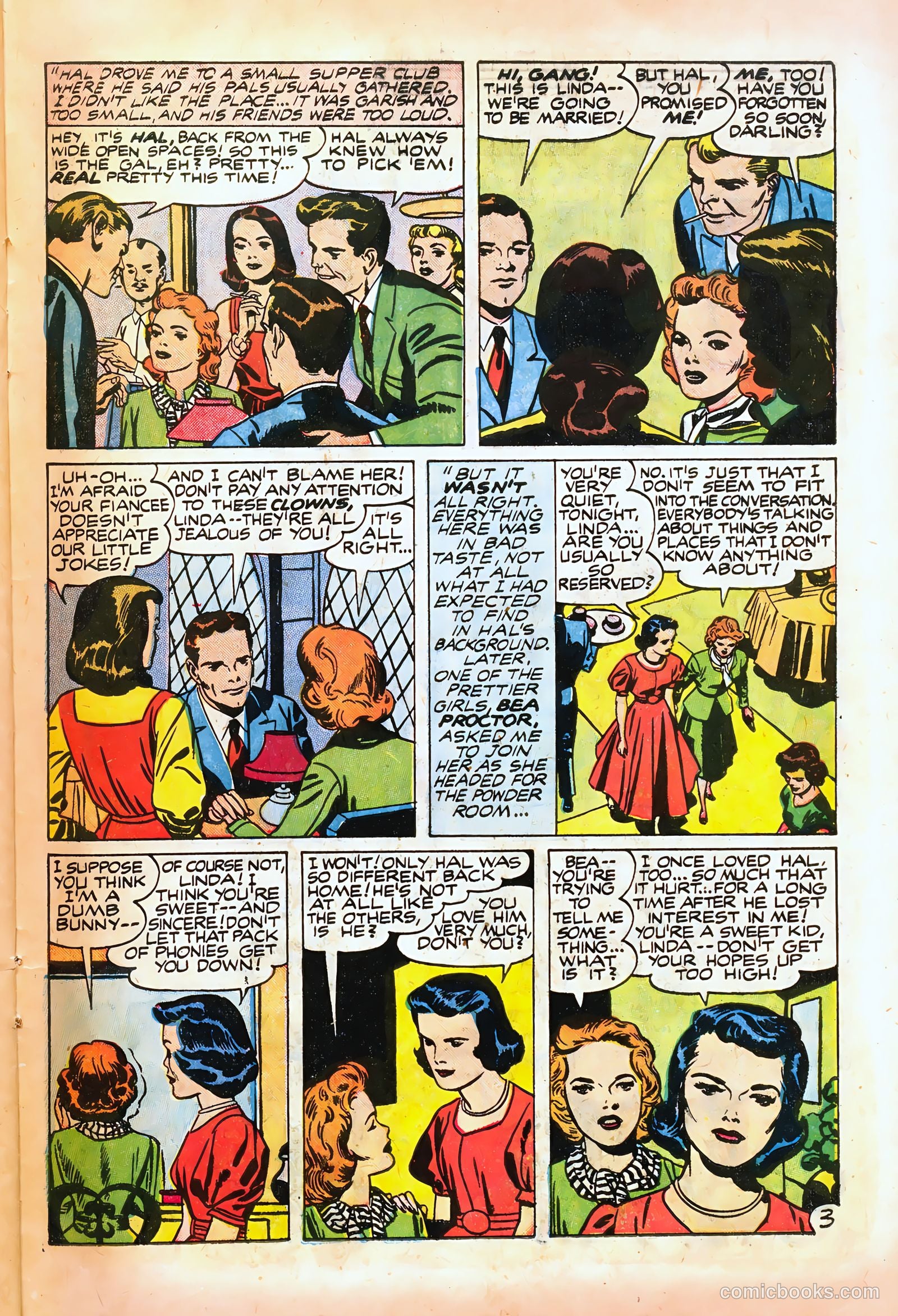Young Brides #28 (1956) — page 27 of 36