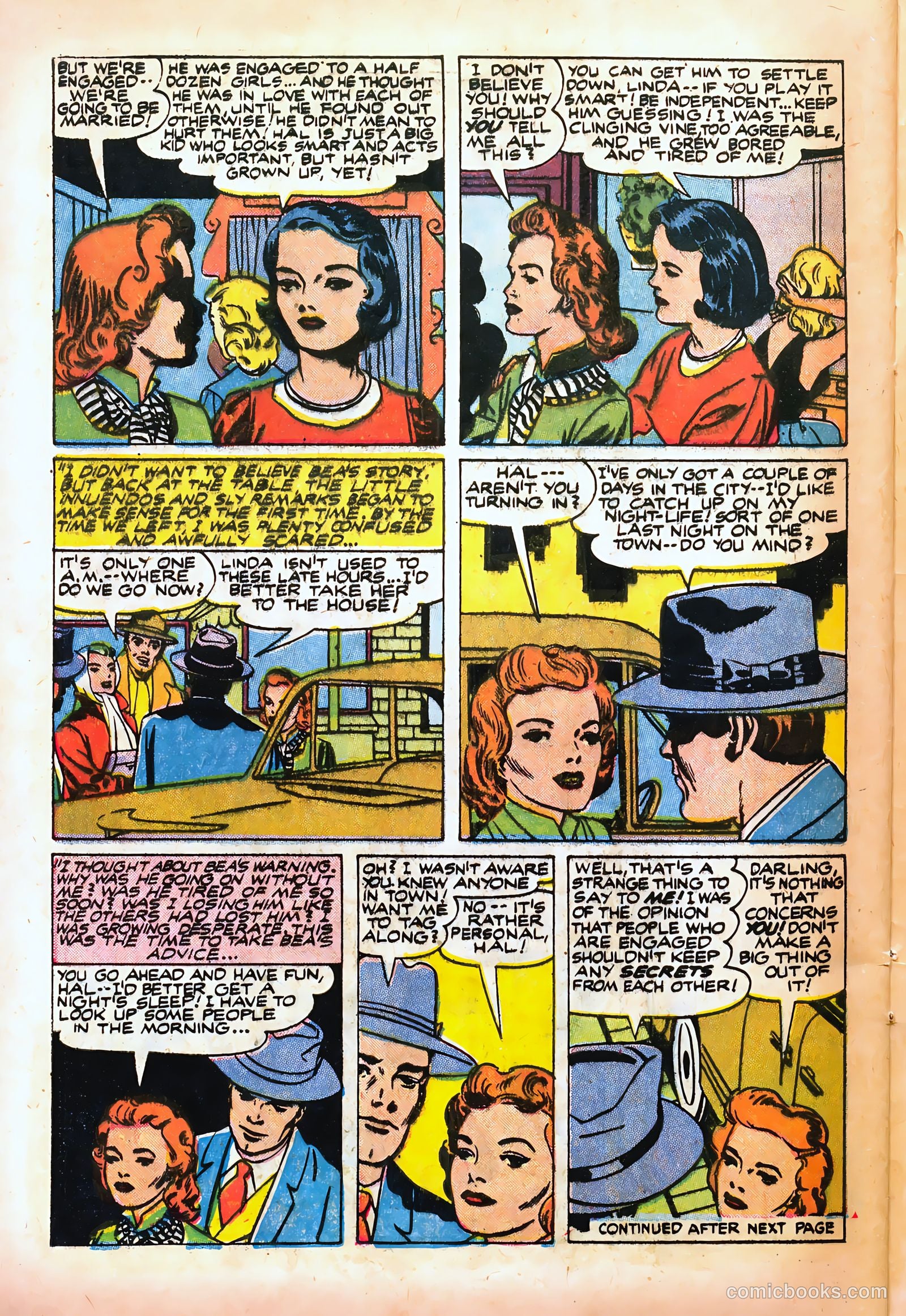 Young Brides #28 (1956) — page 28 of 36
