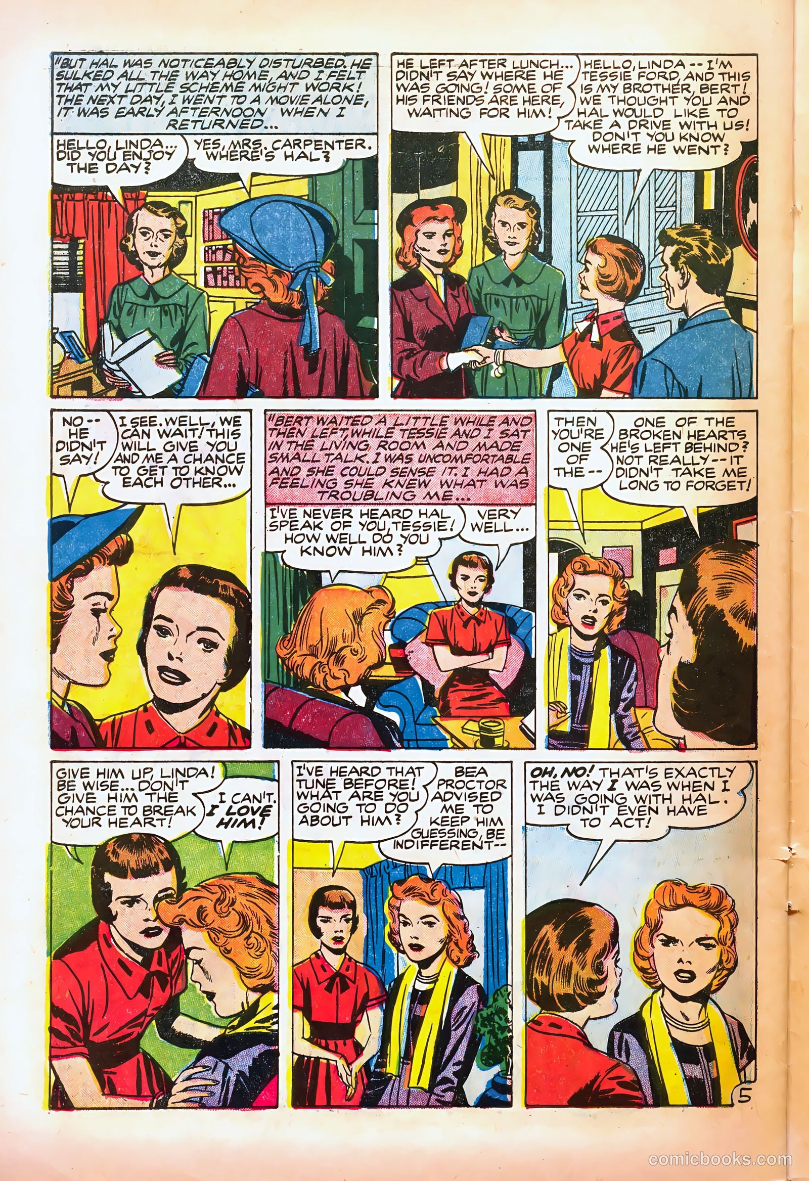 Young Brides #28 (1956) — page 30 of 36