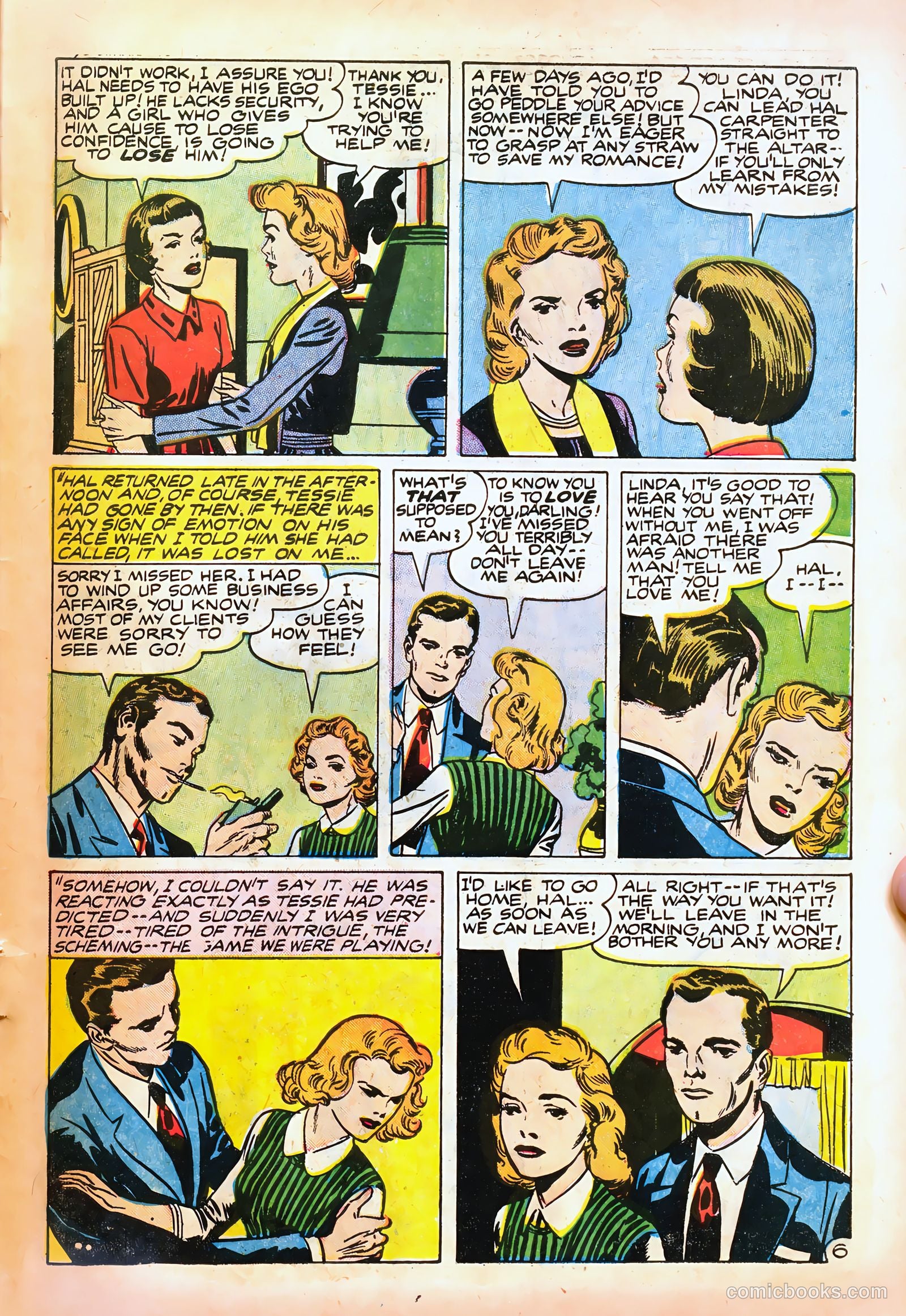 Young Brides #28 (1956) — page 31 of 36