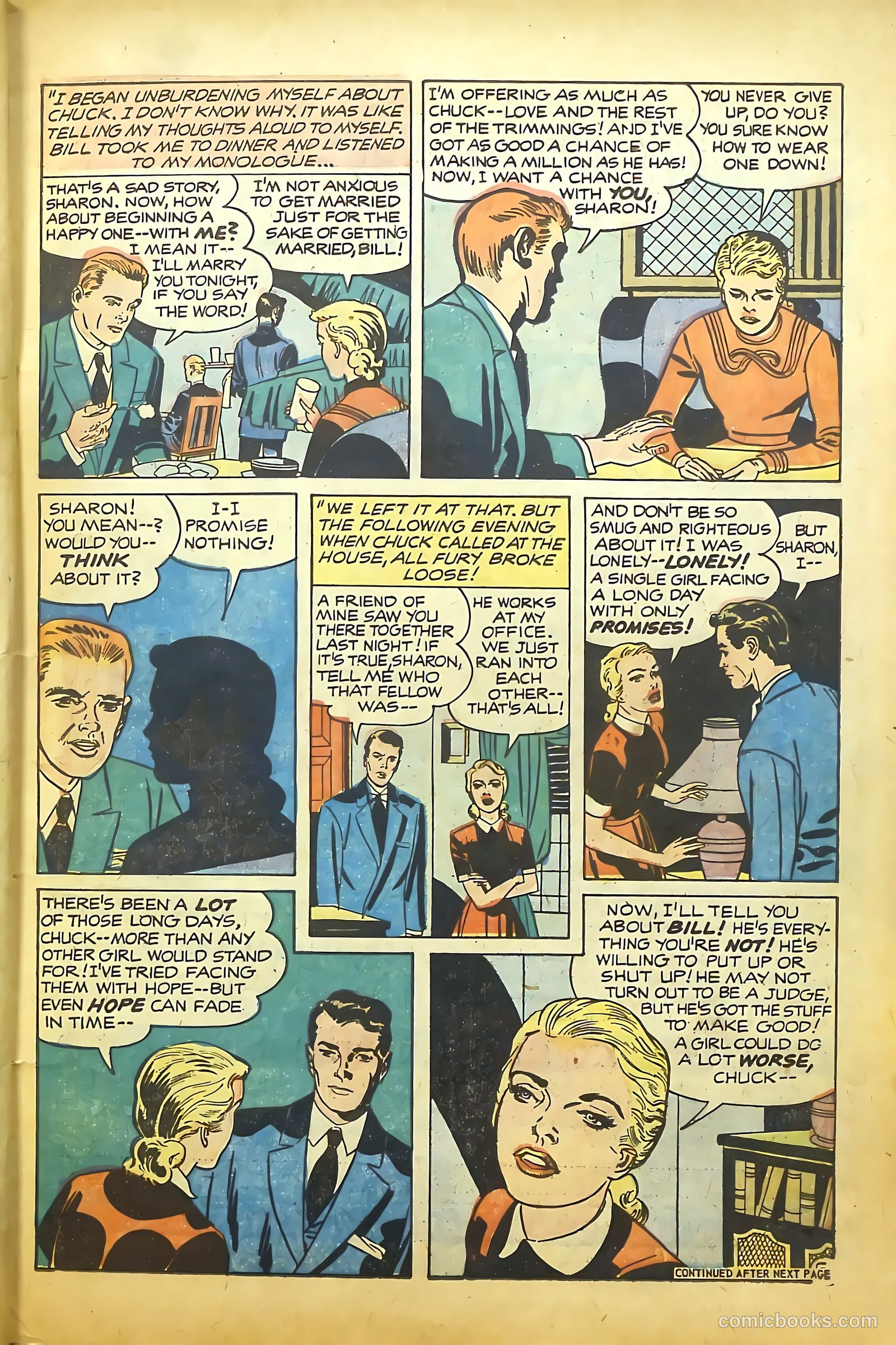 Young Brides #29 (1958) — page 7 of 36
