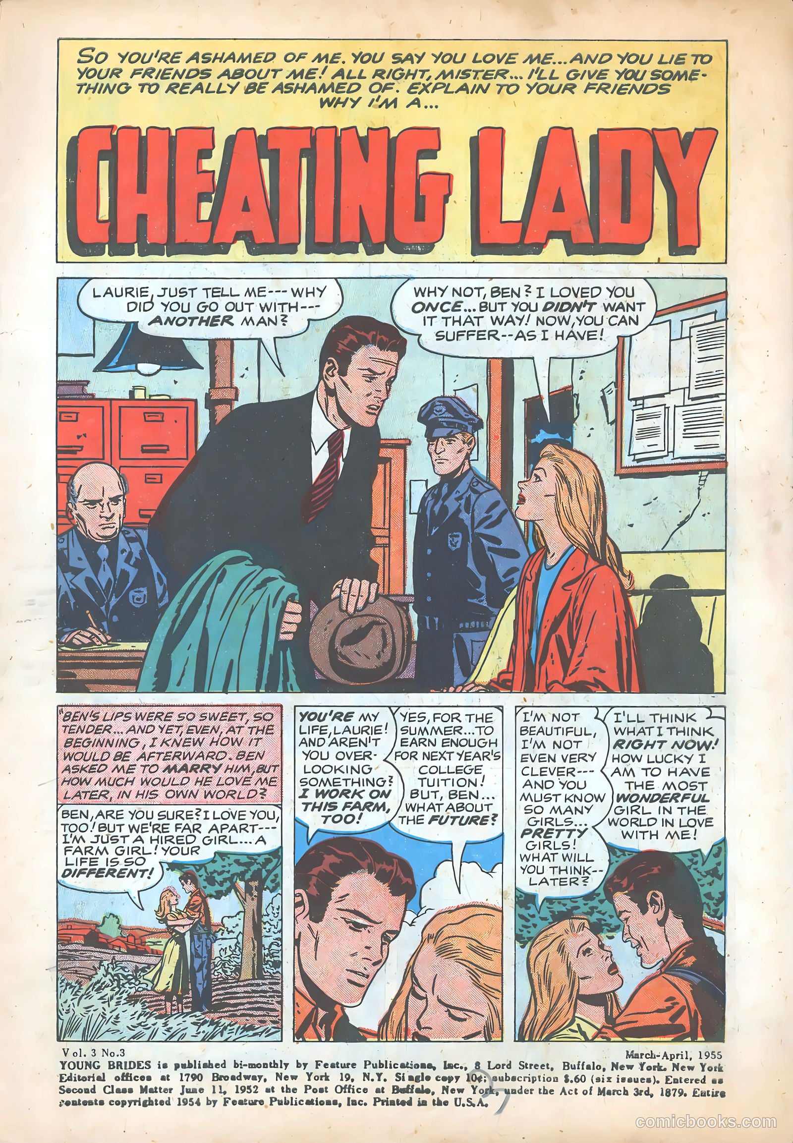 Young Brides #3 (1955) — page 3 of 36