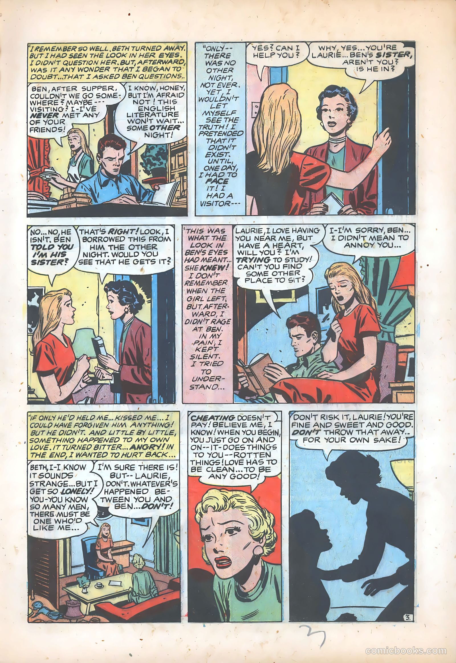 Young Brides #3 (1955) — page 5 of 36