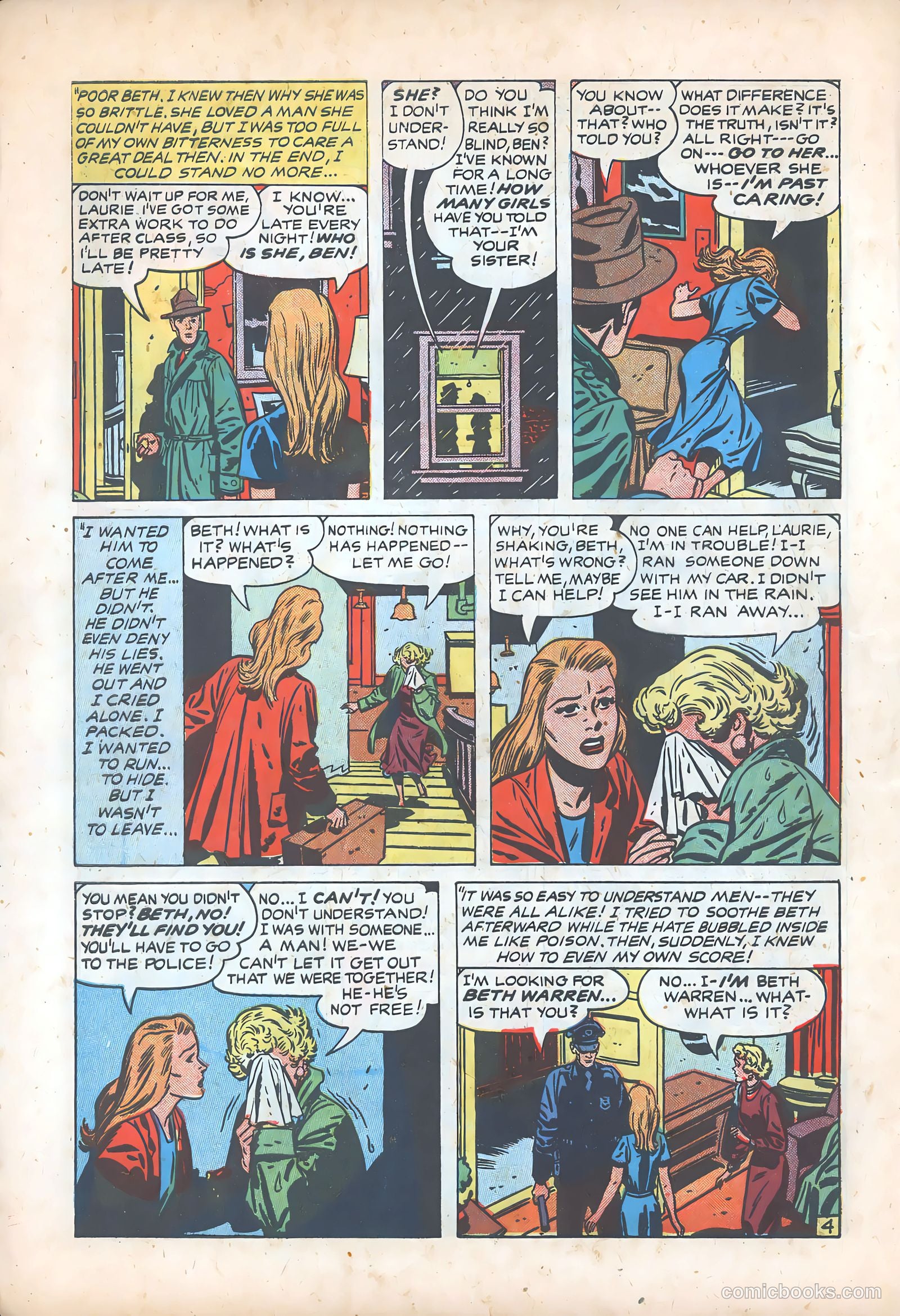 Young Brides #3 (1955) — page 6 of 36