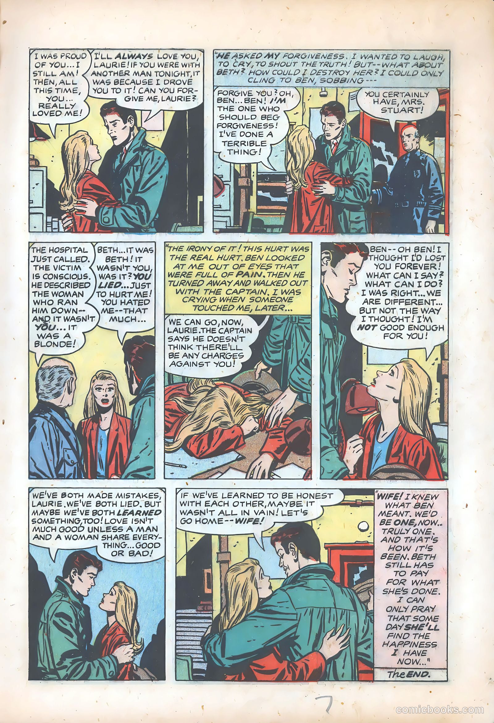 Young Brides #3 (1955) — page 9 of 36