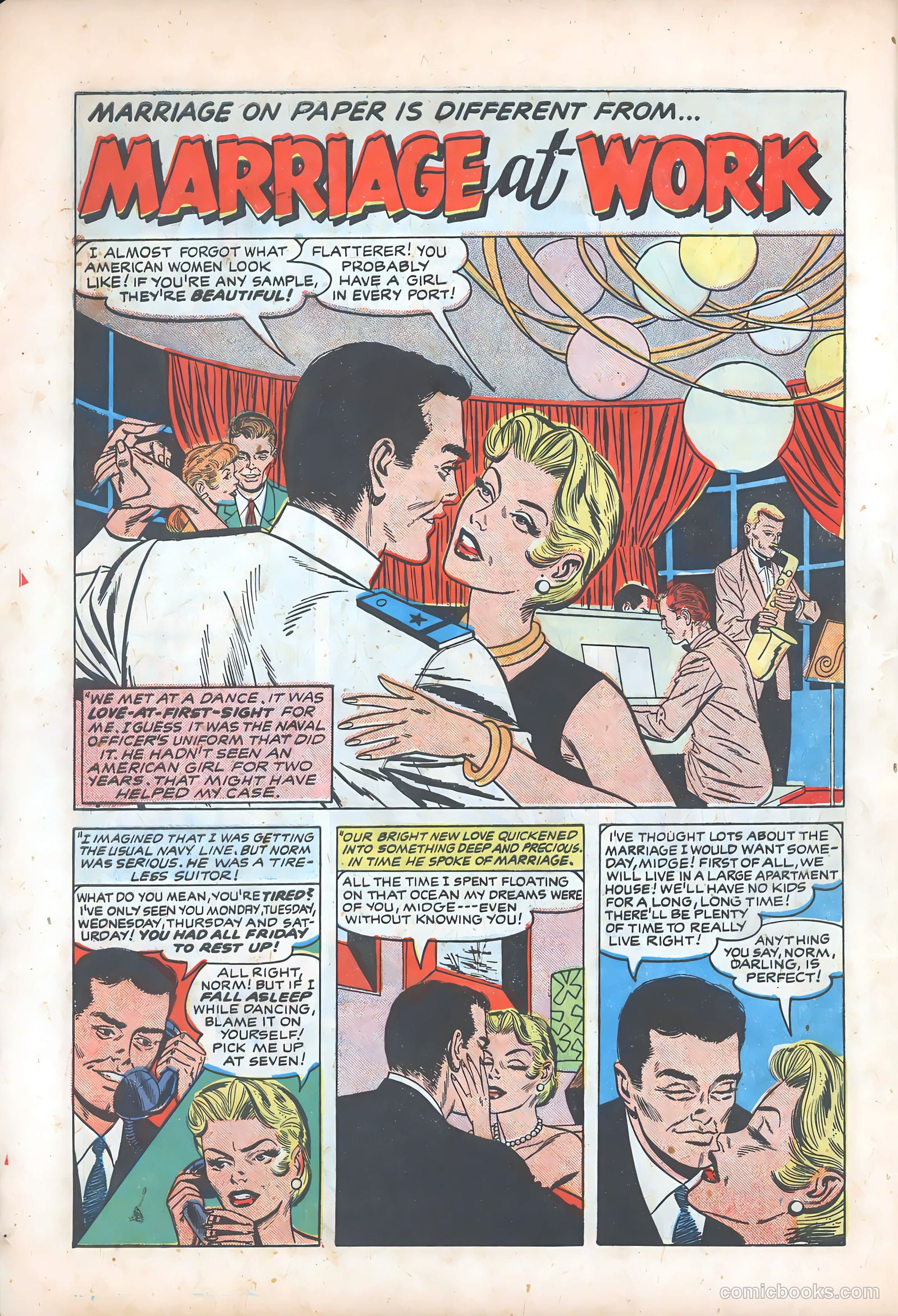 Young Brides #3 (1955) — page 10 of 36