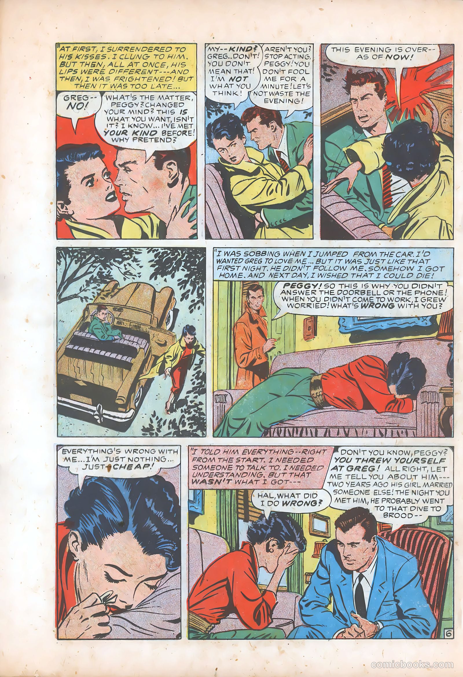 Young Brides #3 (1955) — page 22 of 36