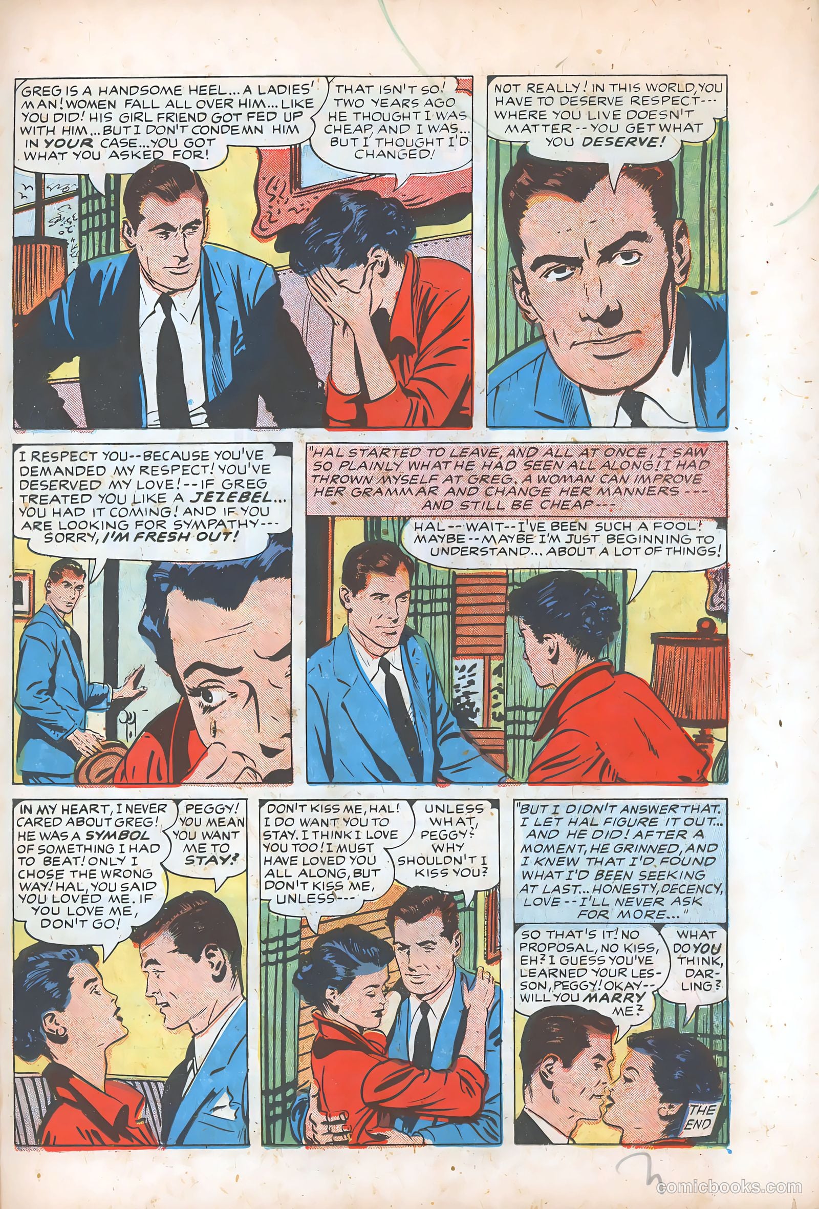 Young Brides #3 (1955) — page 23 of 36