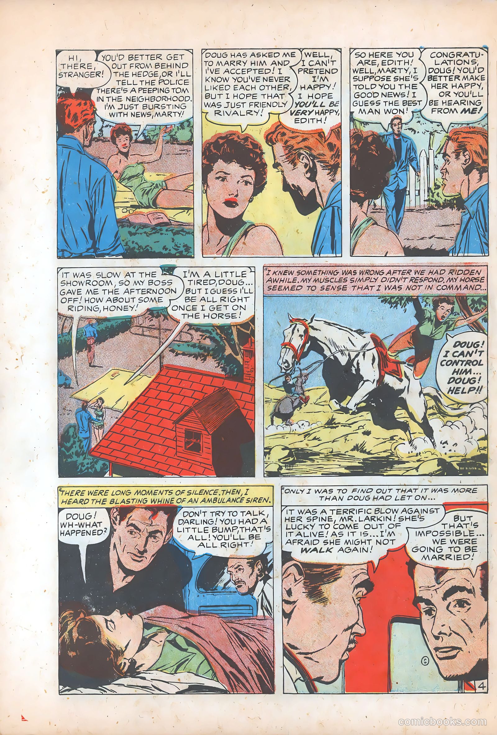 Young Brides #3 (1955) — page 30 of 36