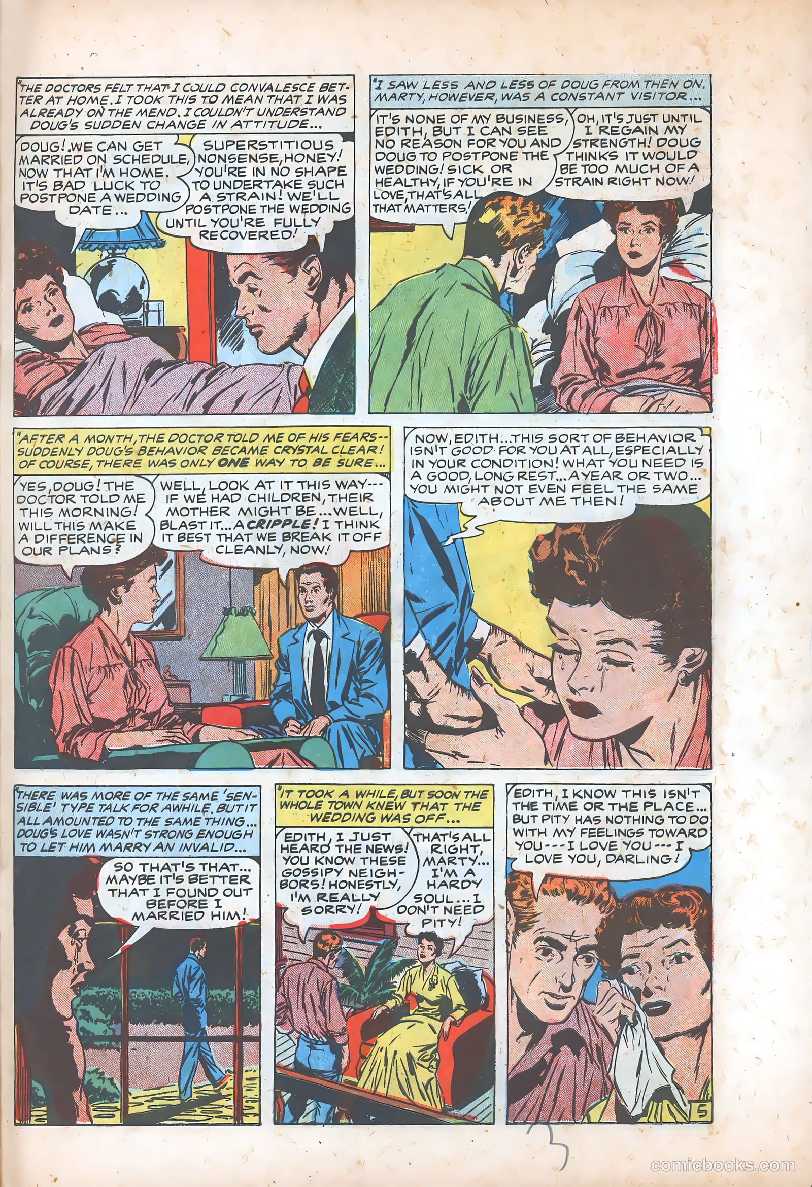 Young Brides #3 (1955) — page 31 of 36