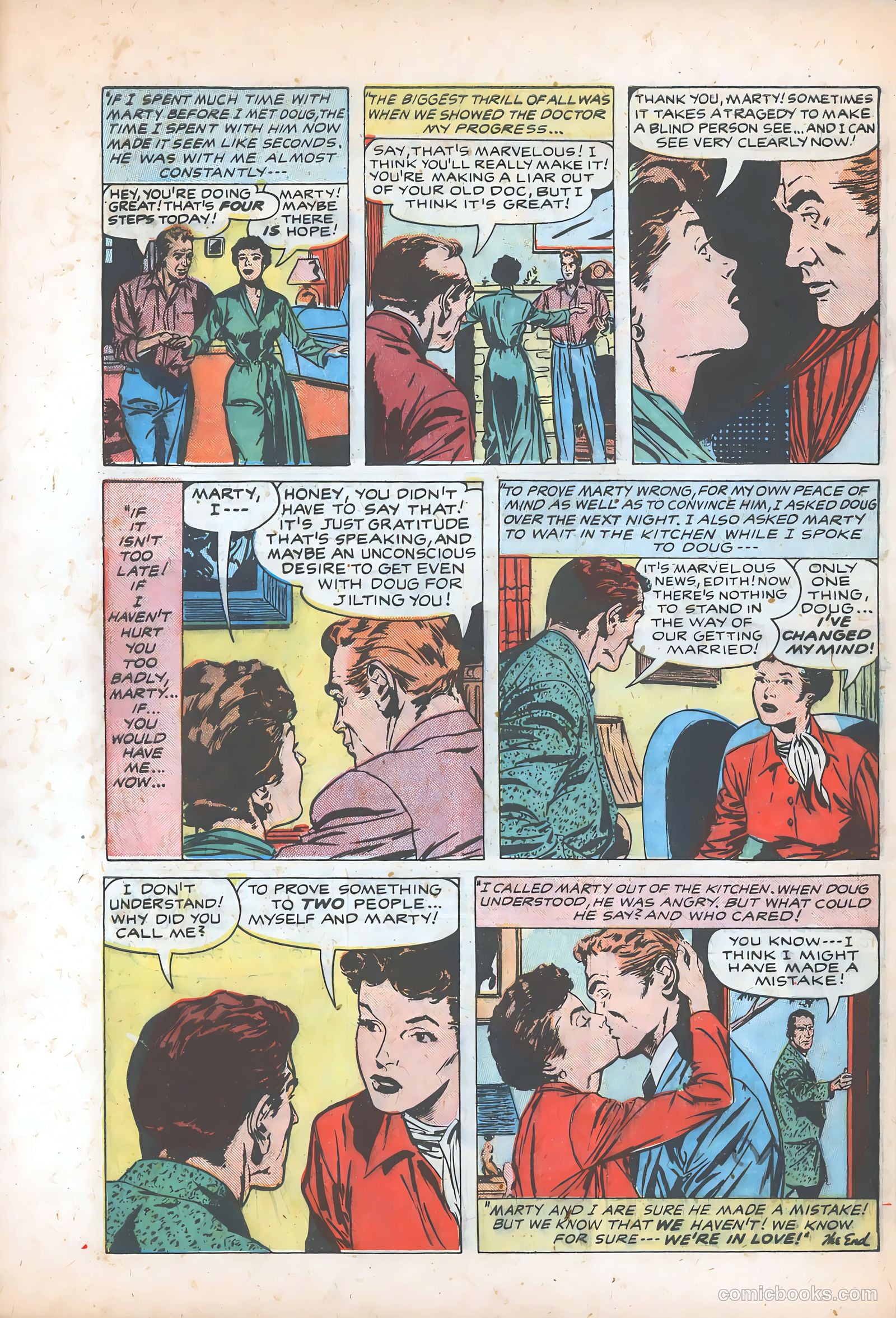 Young Brides #3 (1955) — page 32 of 36