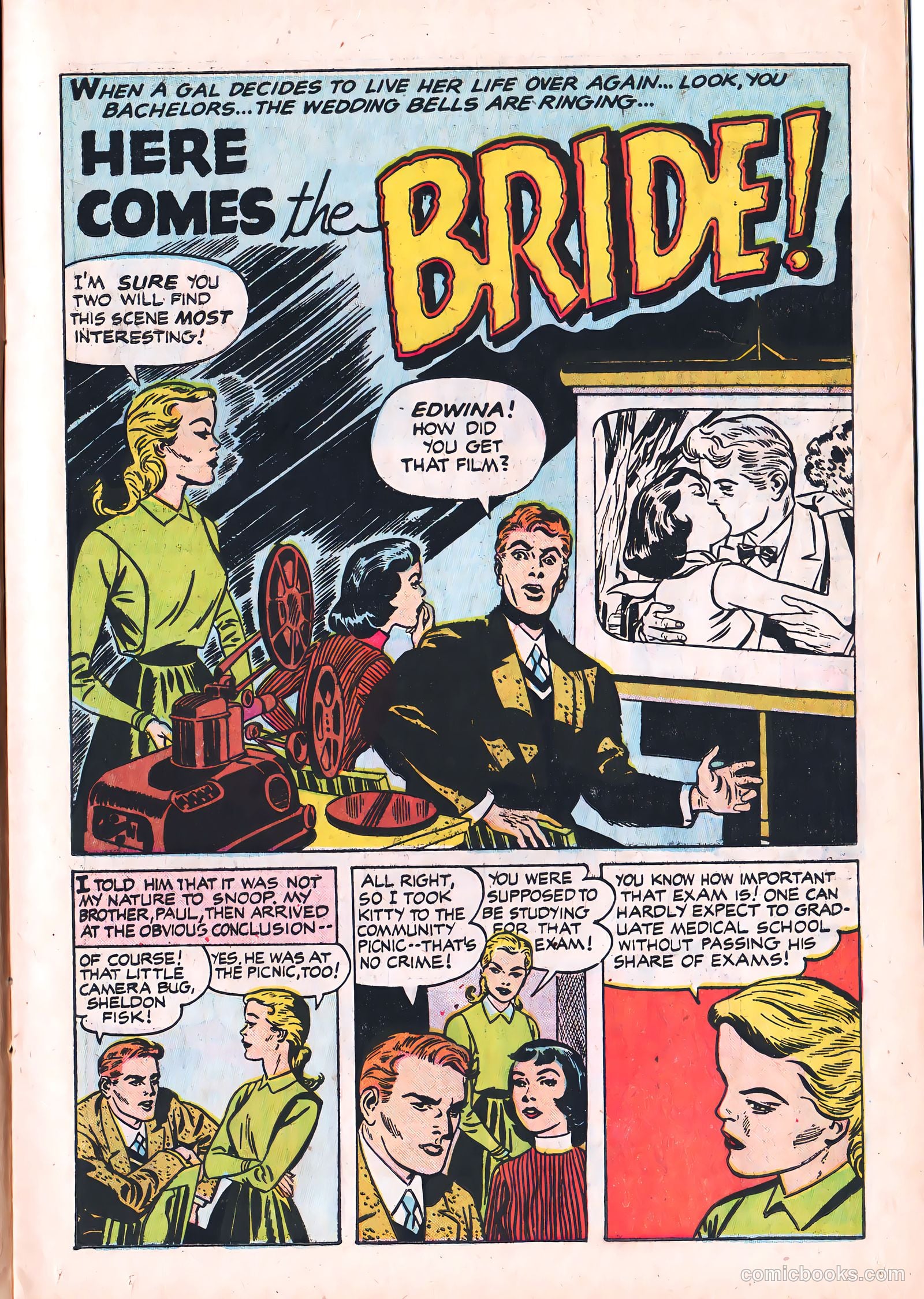 Young Brides #30 (1956) — page 11 of 36
