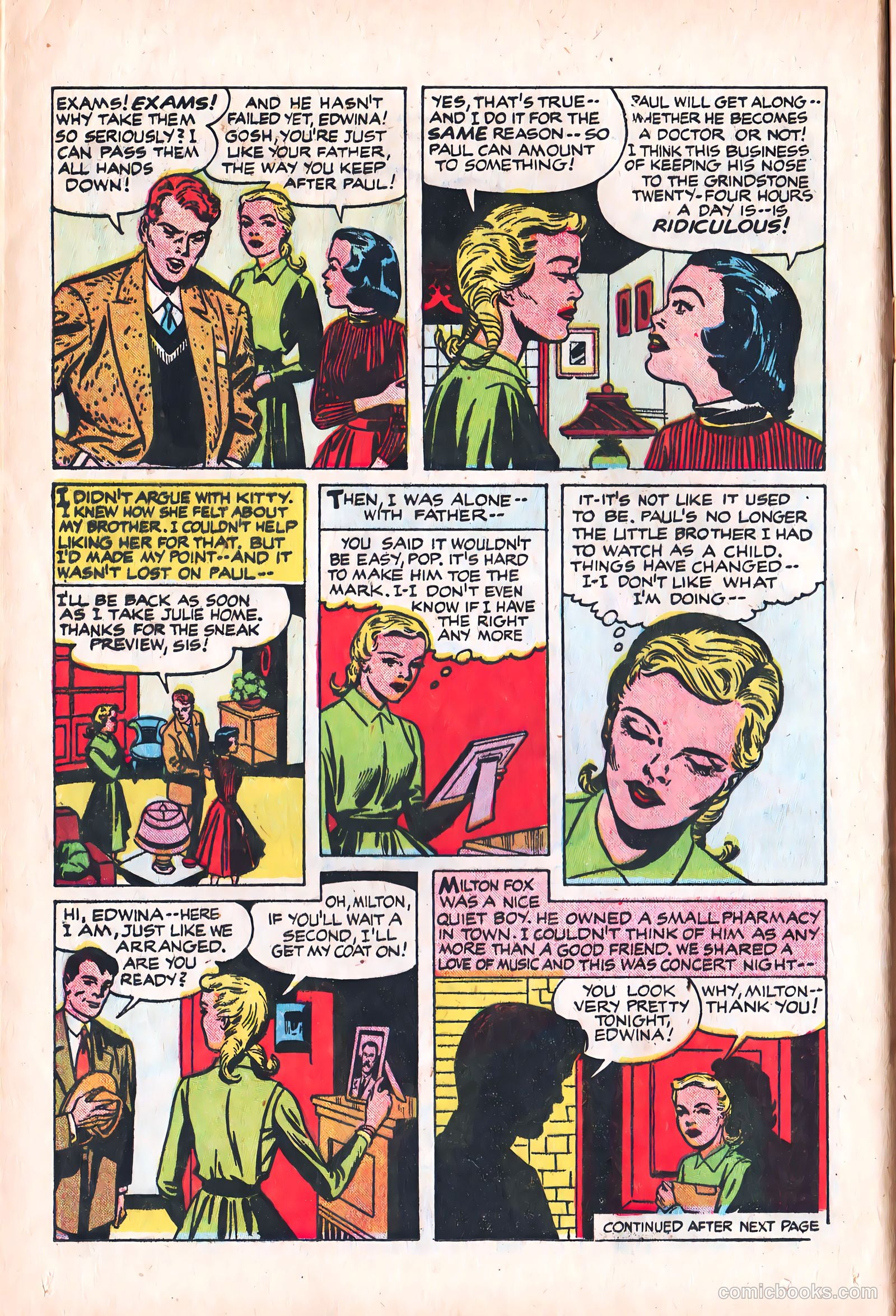 Young Brides #30 (1956) — page 12 of 36