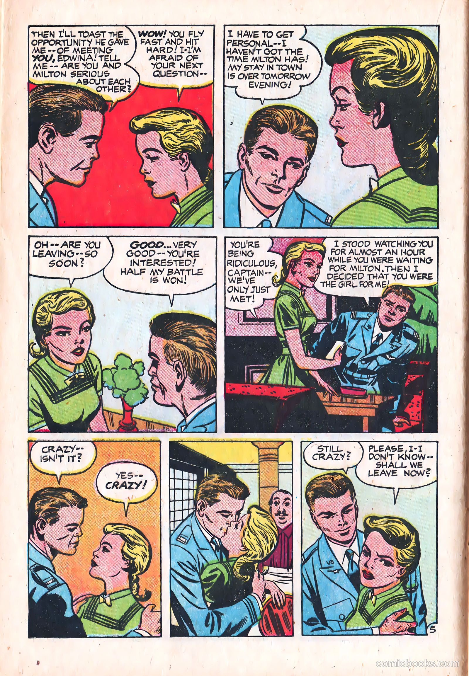 Young Brides #30 (1956) — page 16 of 36