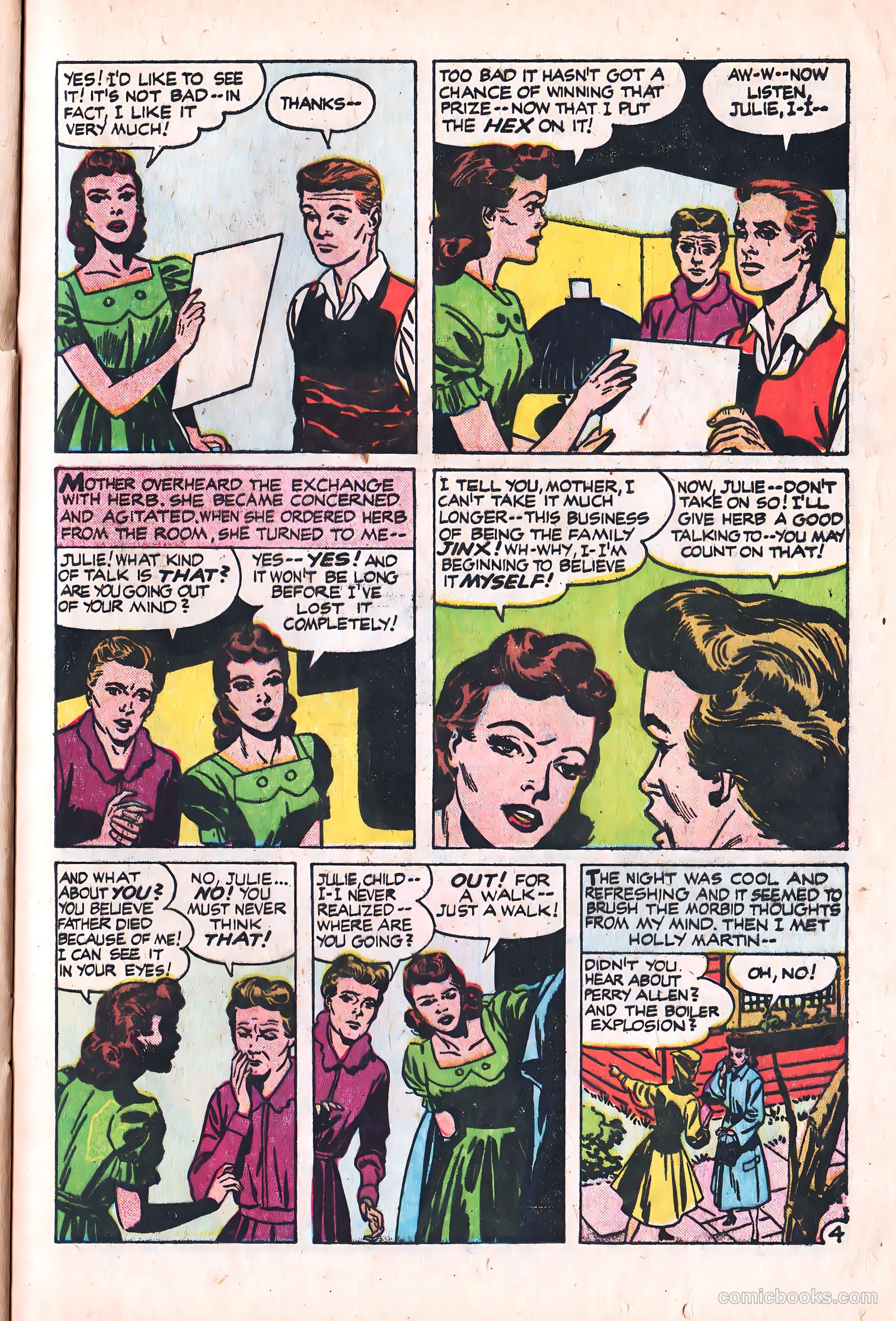 Young Brides #30 (1956) — page 21 of 36