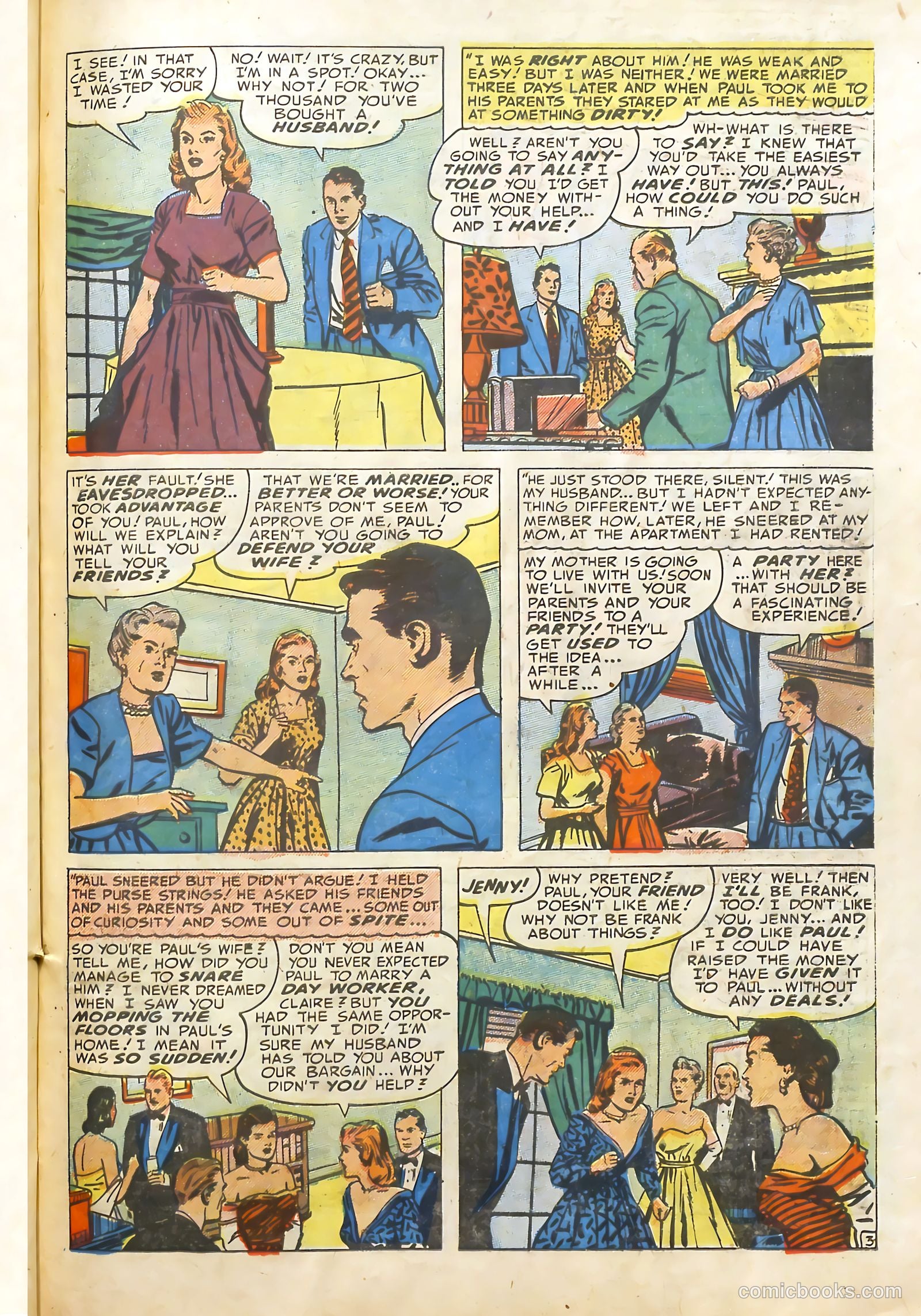 Young Brides #4 (1953) — page 27 of 36