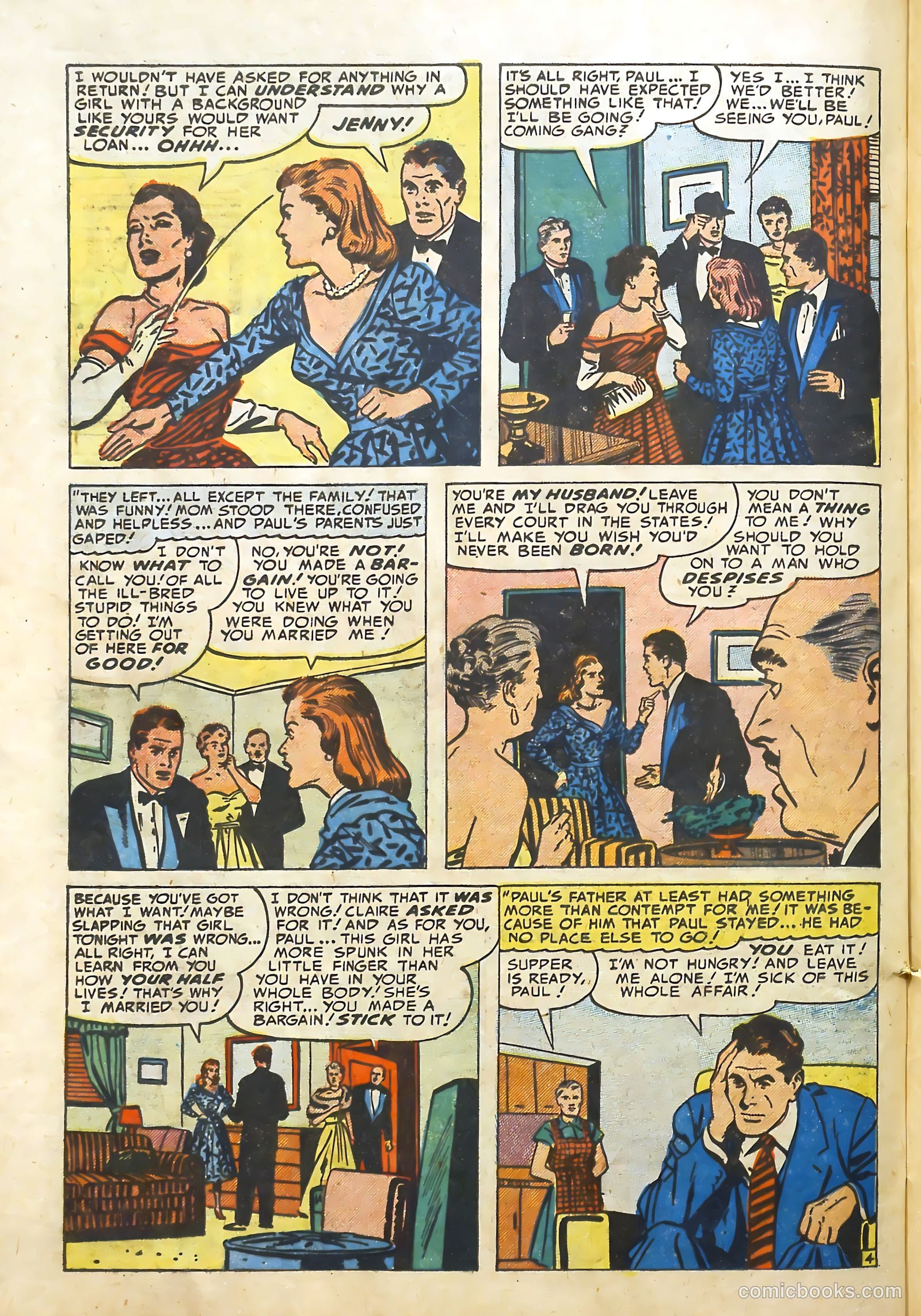 Young Brides #4 (1953) — page 28 of 36