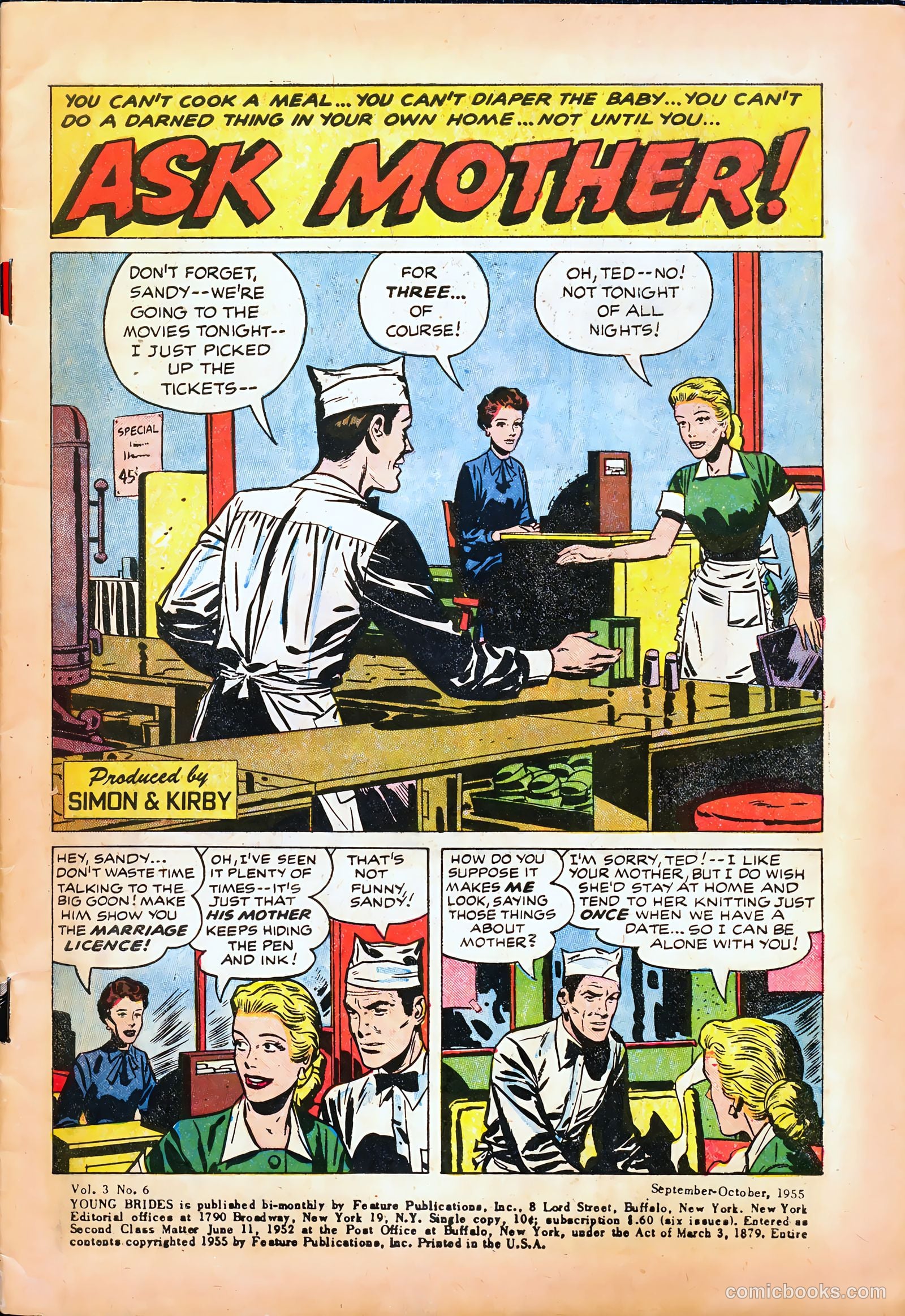 Young Brides #6 (1955) — page 3 of 36