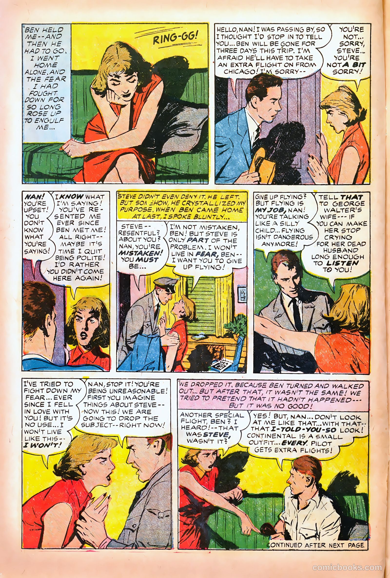 Young Brides #6 (1955) — page 12 of 36