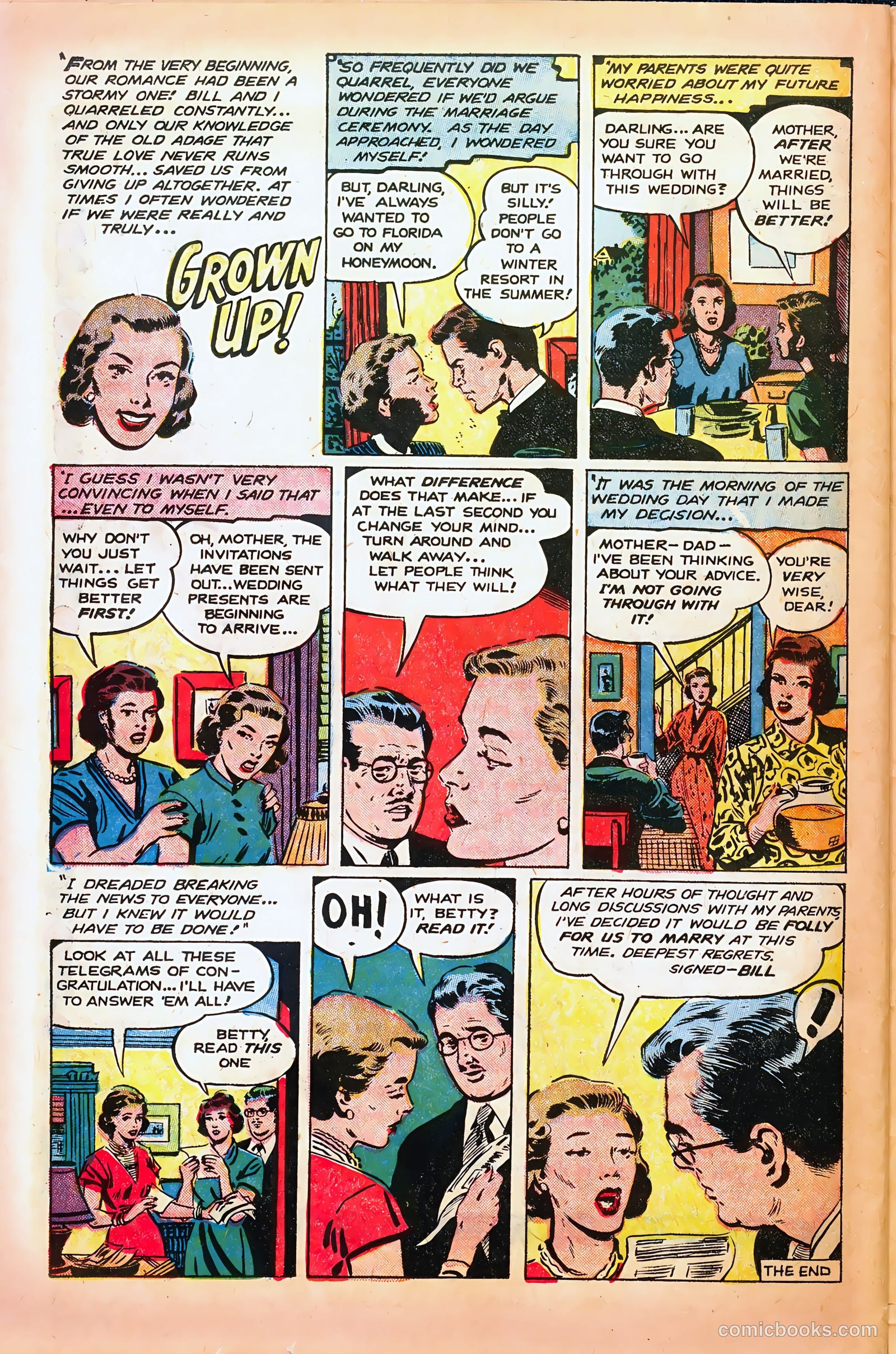 Young Brides #6 (1955) — page 26 of 36