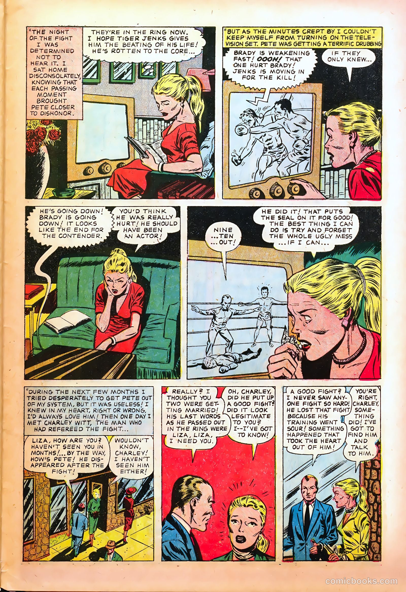 Young Brides #6 (1955) — page 31 of 36